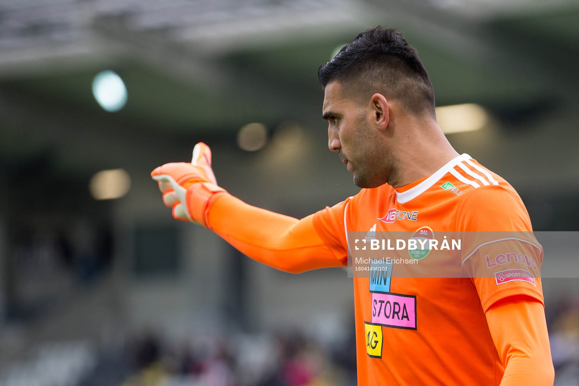 Dalkurds målvakt Abdulaziz Demircan