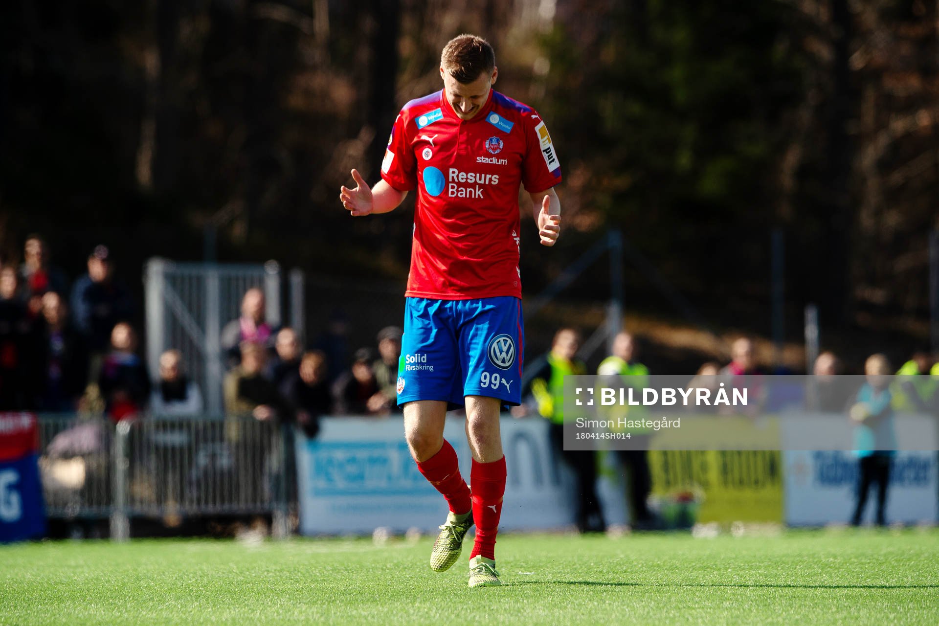 Helsingborgs Andri Rúnar Bjarnason deppar
