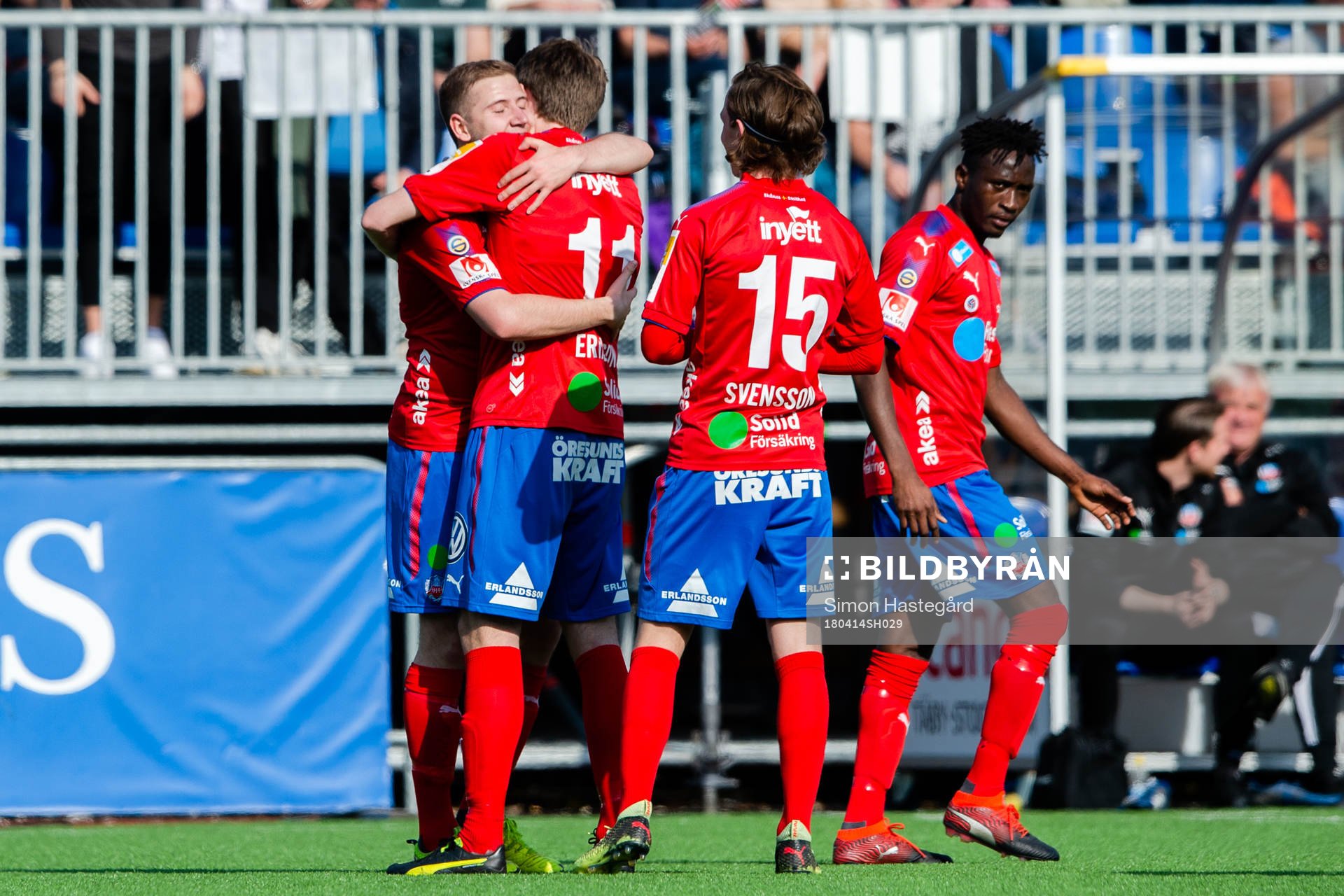 Helsingborgs Darijan Bojanic jublar