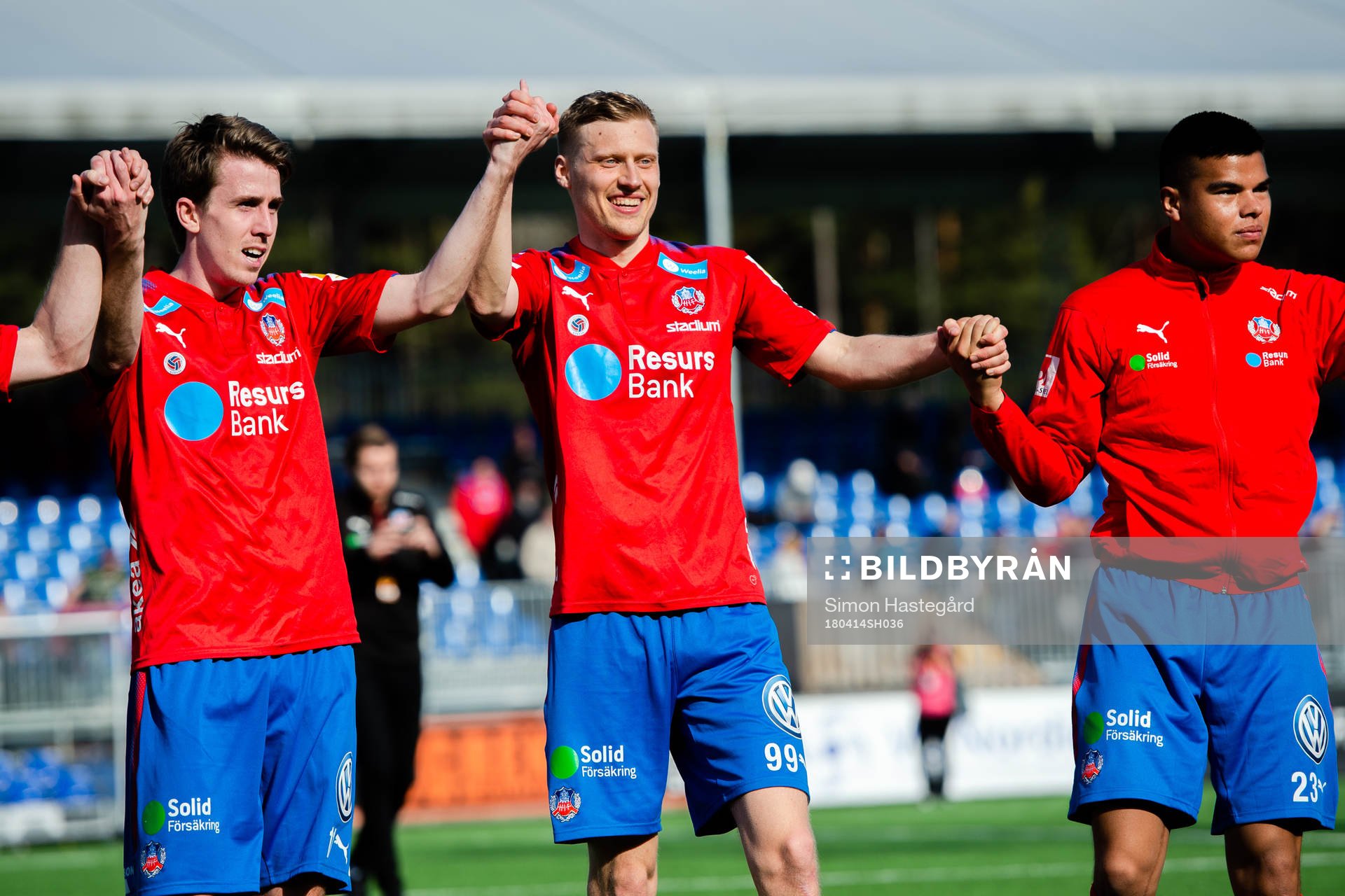 Helsingborgs Andri Rúnar Bjarnason jublar