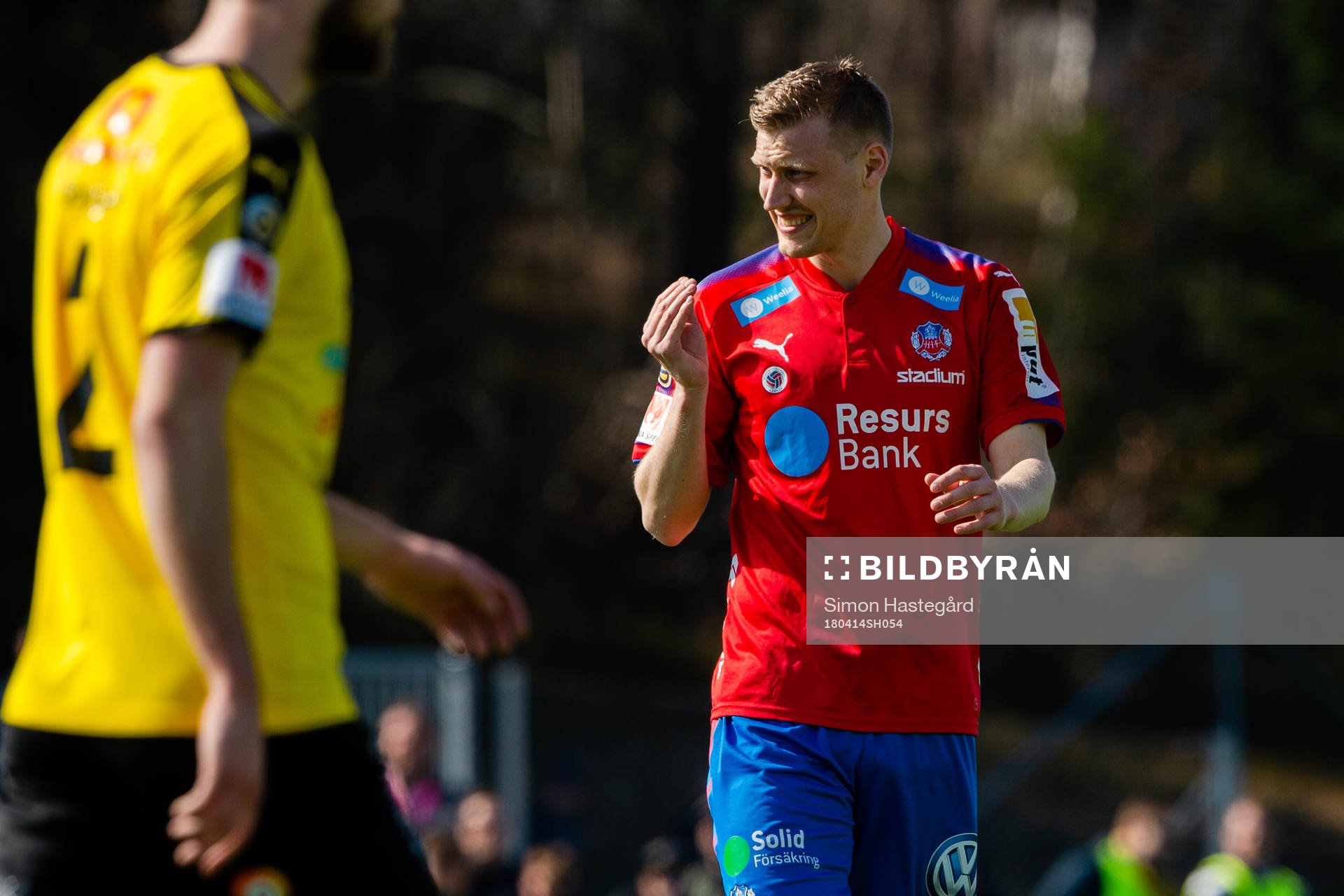 Helsingborgs Andri Rúnar Bjarnason deppar