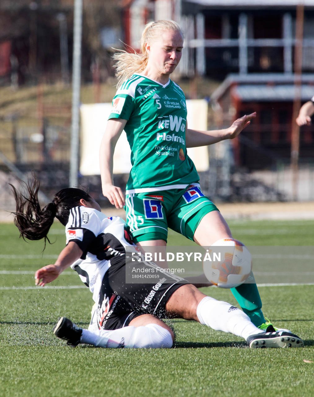 Västerås BK30 Maria Rodriguez och Mallbackens Wilma Modig