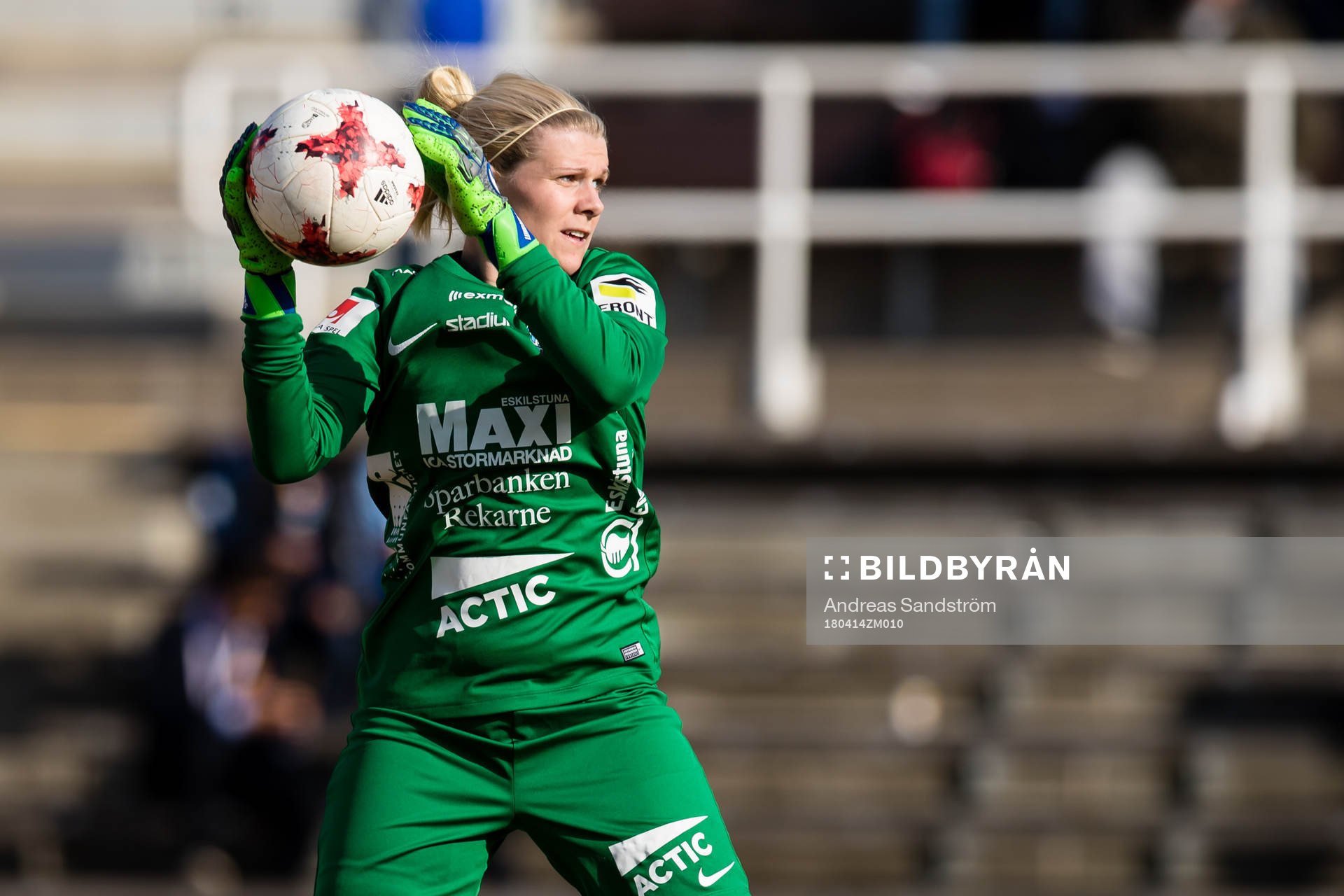 Eskilstunas målvakt Emelie Lundberg