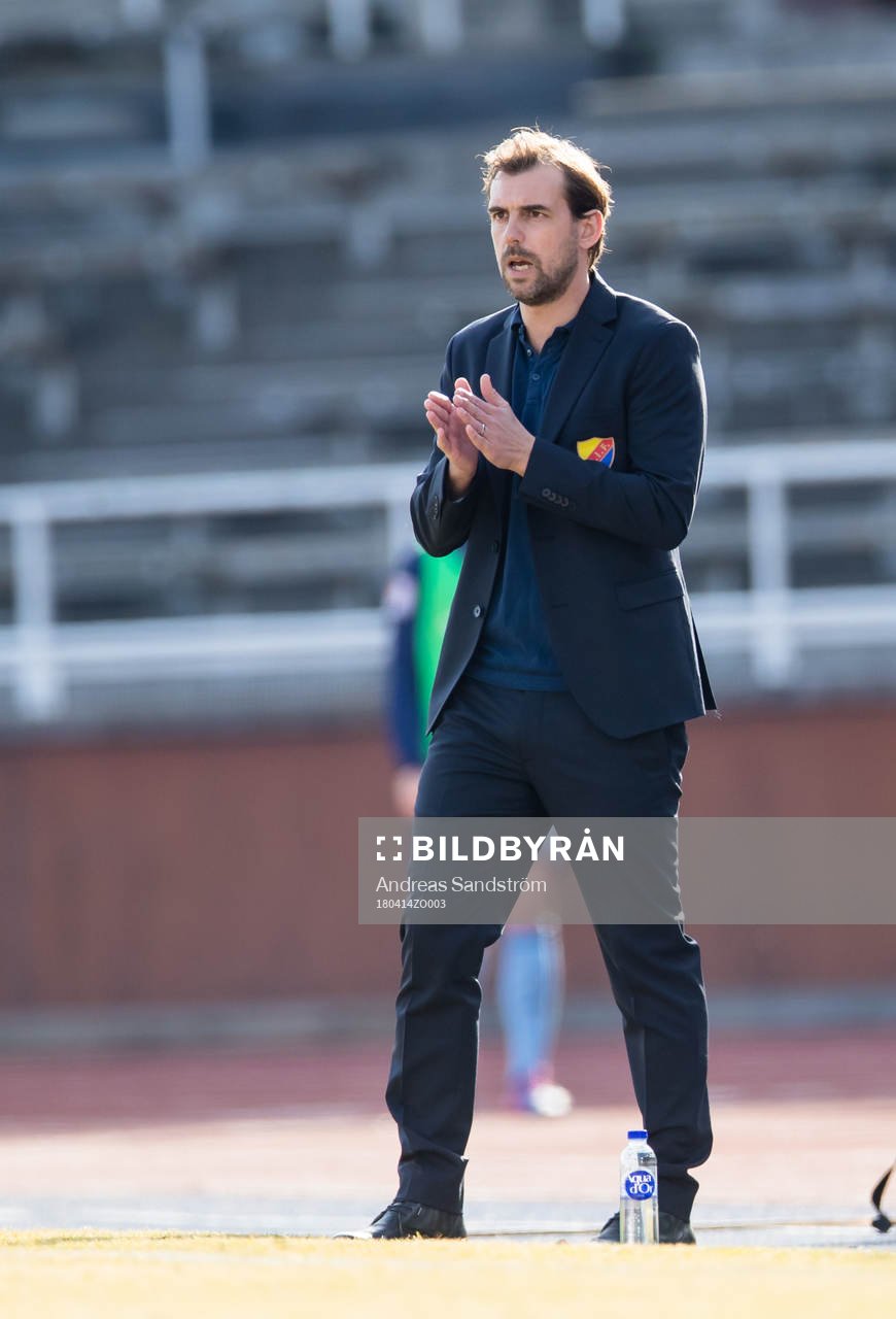 Djurgårdens tränare Joel Ridez