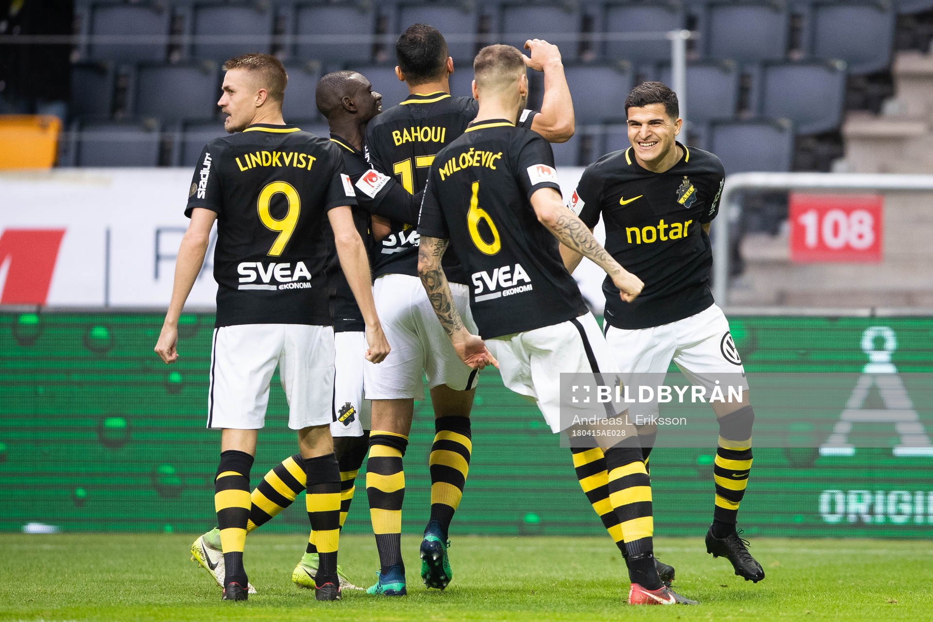 s Rasmus Lindkvist, Nabil Bahoui, Alexander Milosevic och