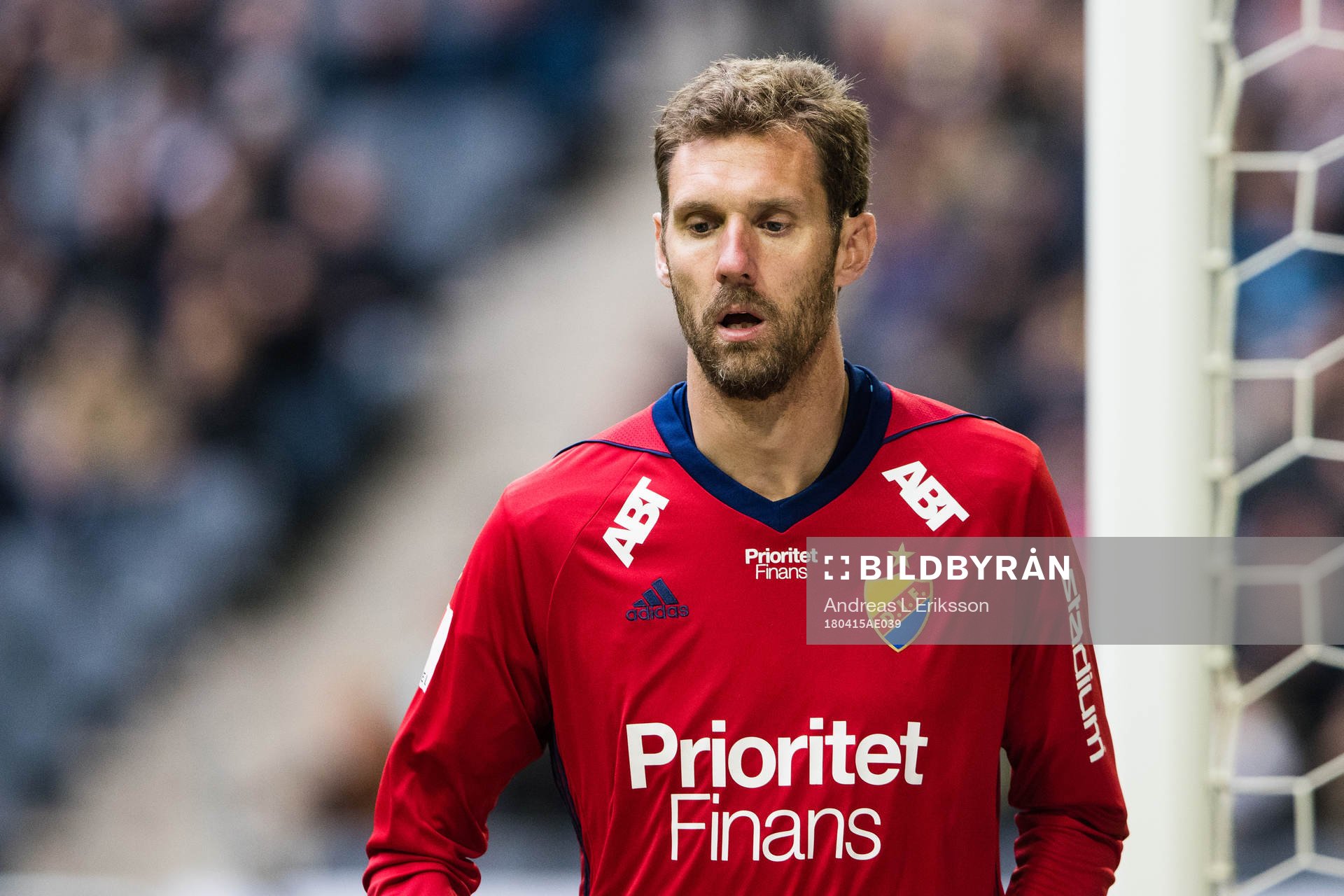 Djurgårdens målvakt Andreas Isaksson