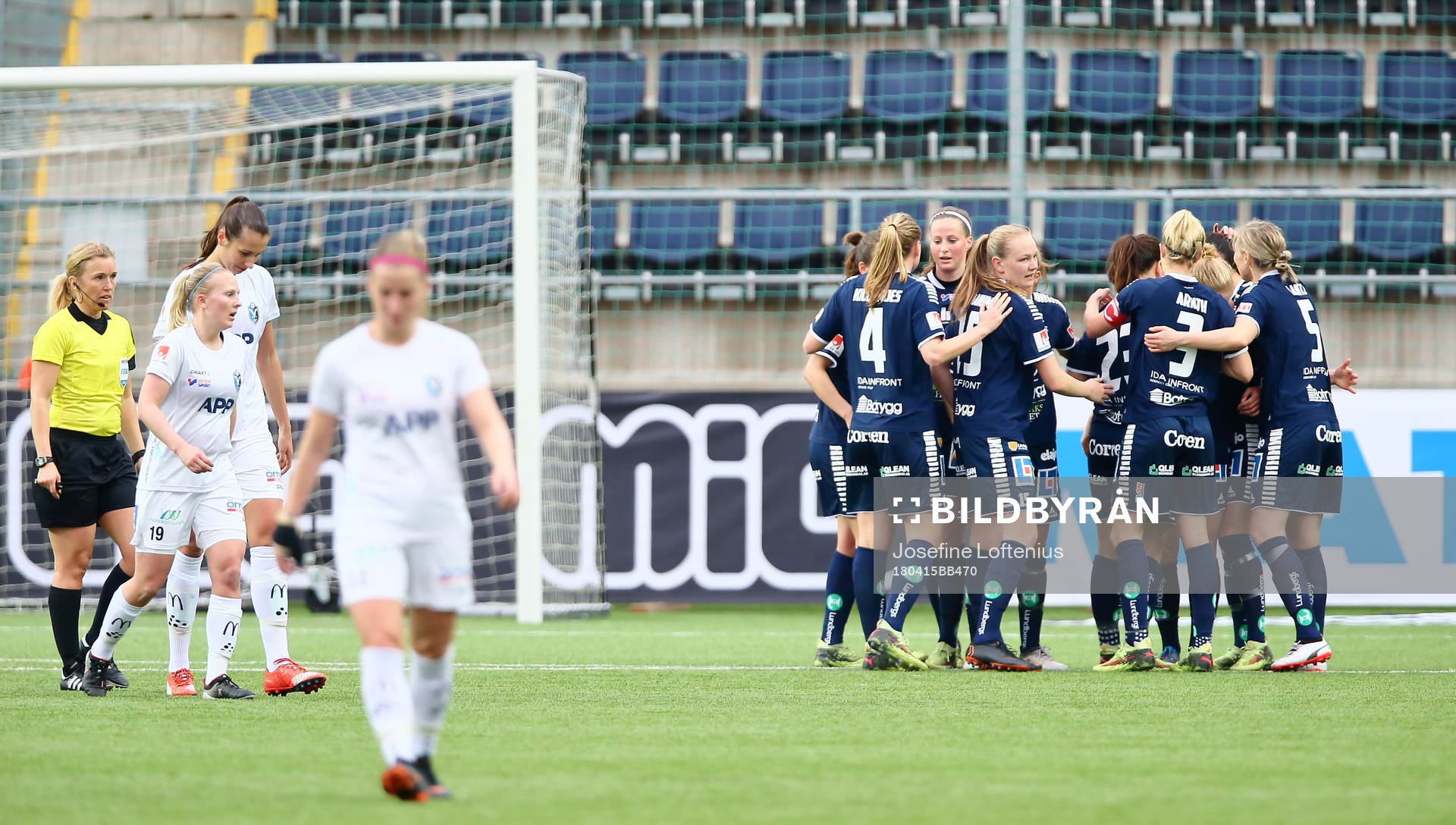 Linköpings spelare jublar