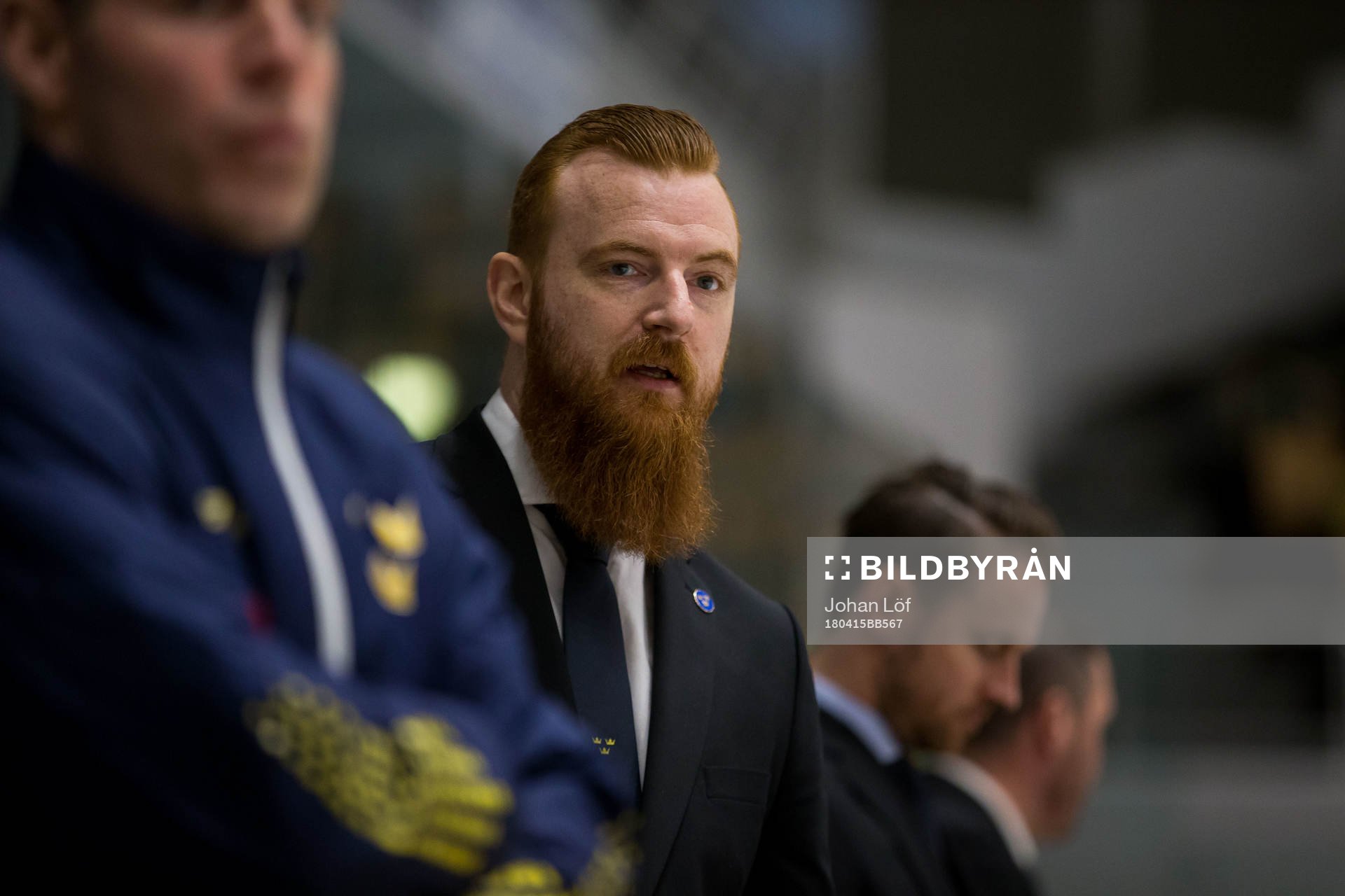 Sveriges assisterande tränare Anders Lundberg
