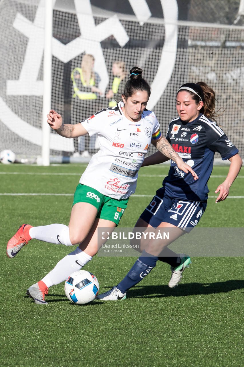 Kvarnsvedens  Jessica Nakae och Assis Fernanda Caroline da