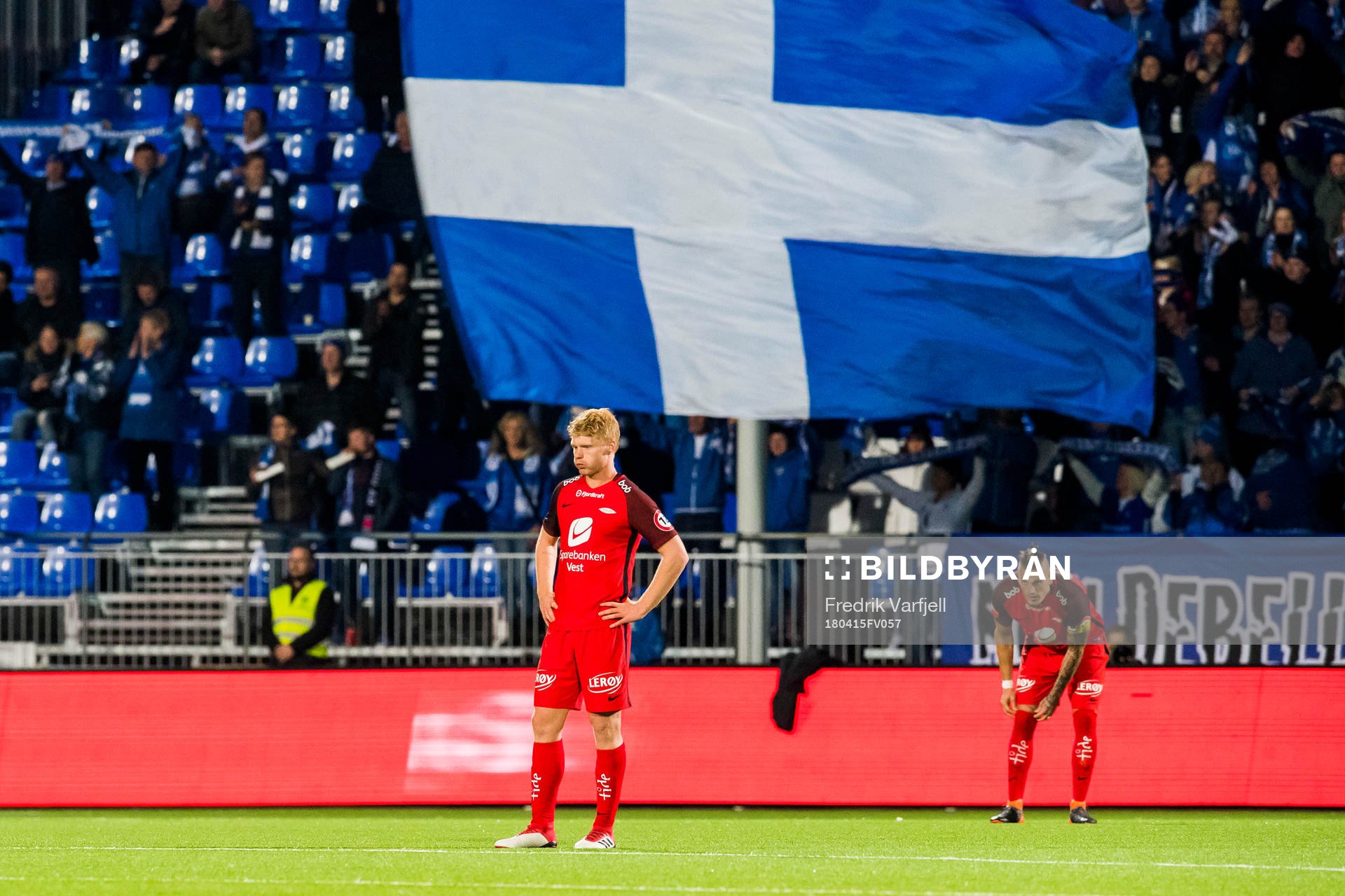 Sivert Heltne Nilsen of Brann looks dejected