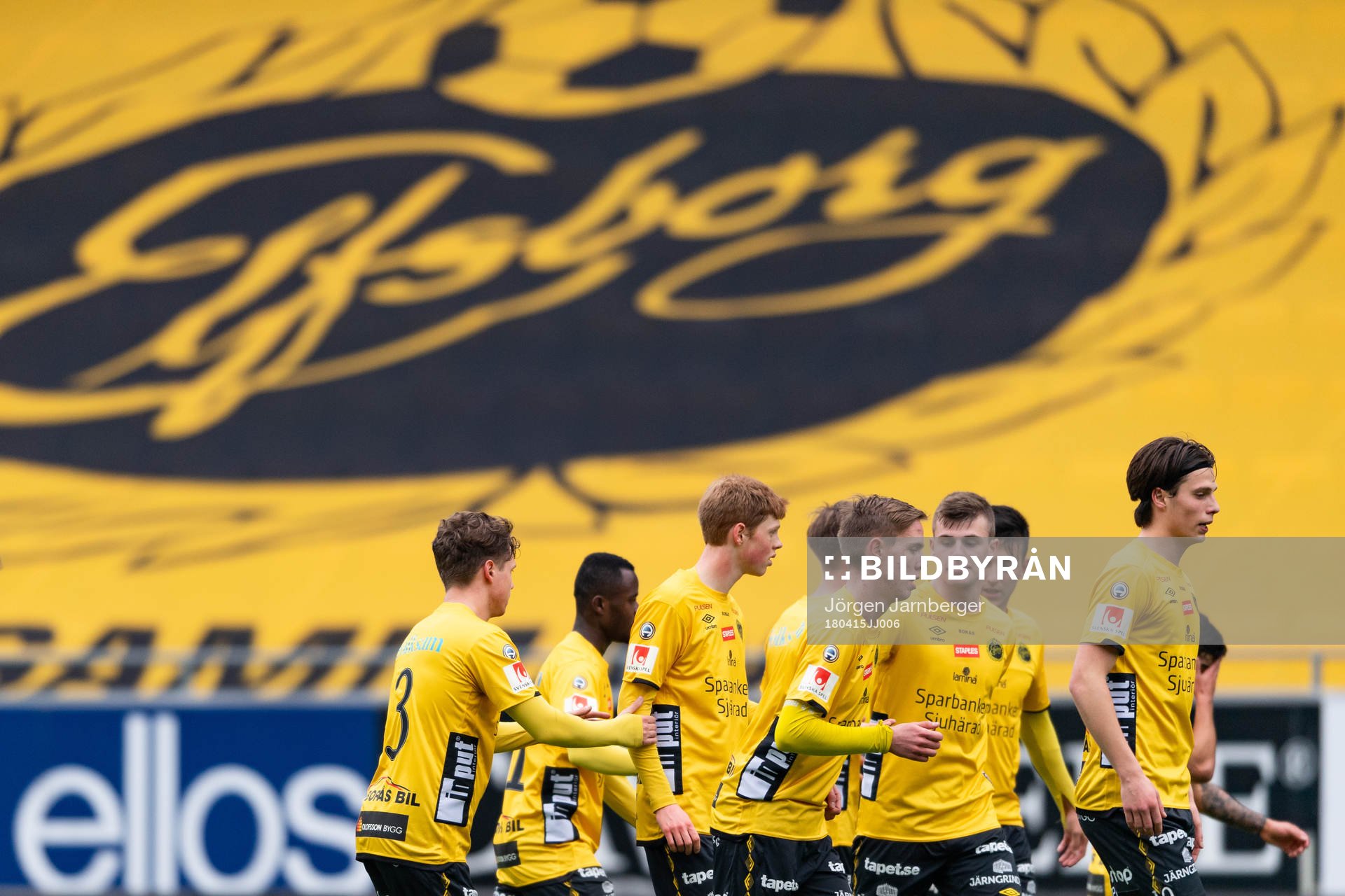 Elfsborgs spelare jublar