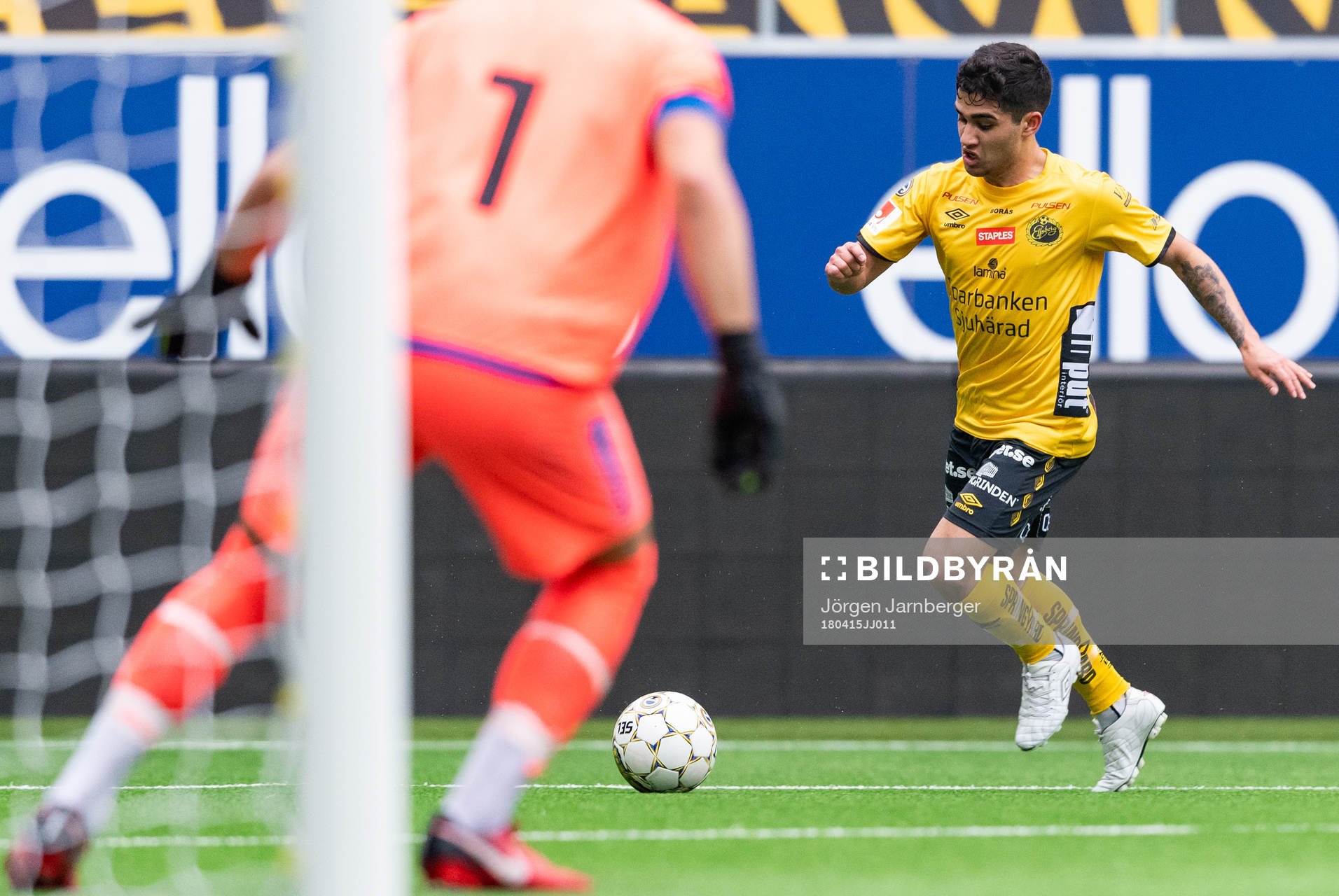 under fotbollsmatchen i U19 Allsvenskan mellan Elfsborg och