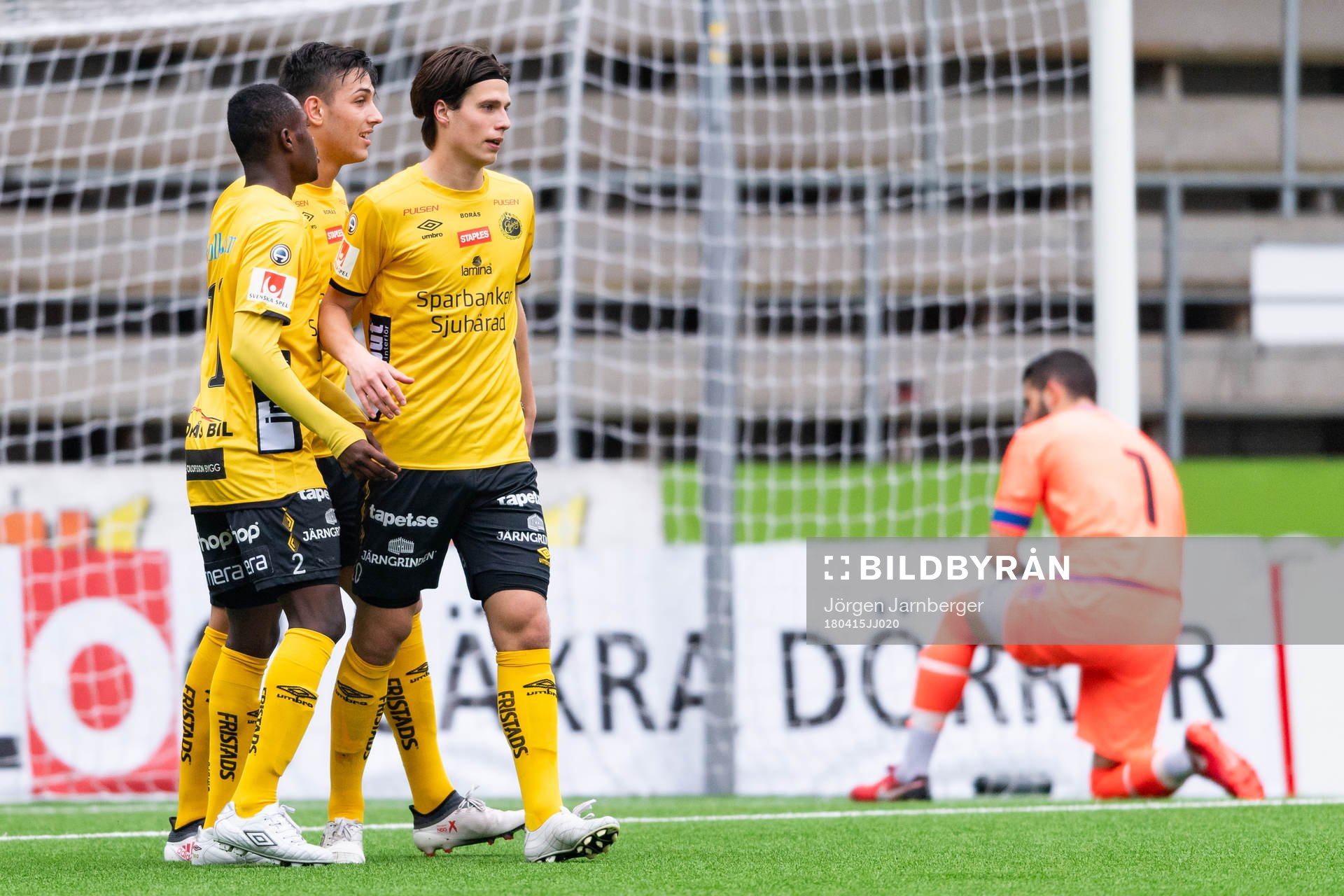 Elfsborgs Joakim Engström jublar