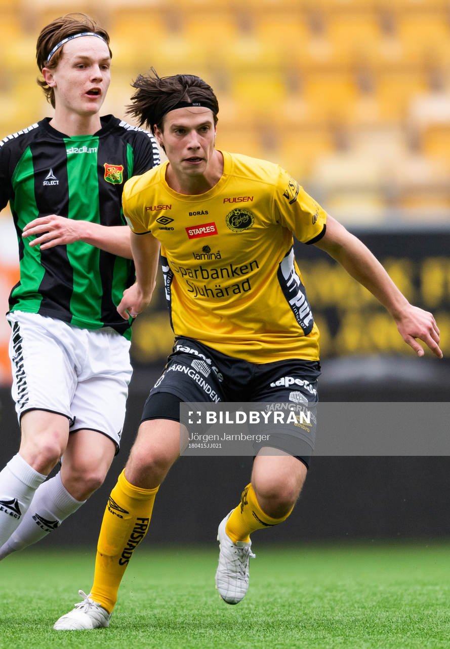 GAIS Julius Johansson och Elfsborgs Joakim Engström