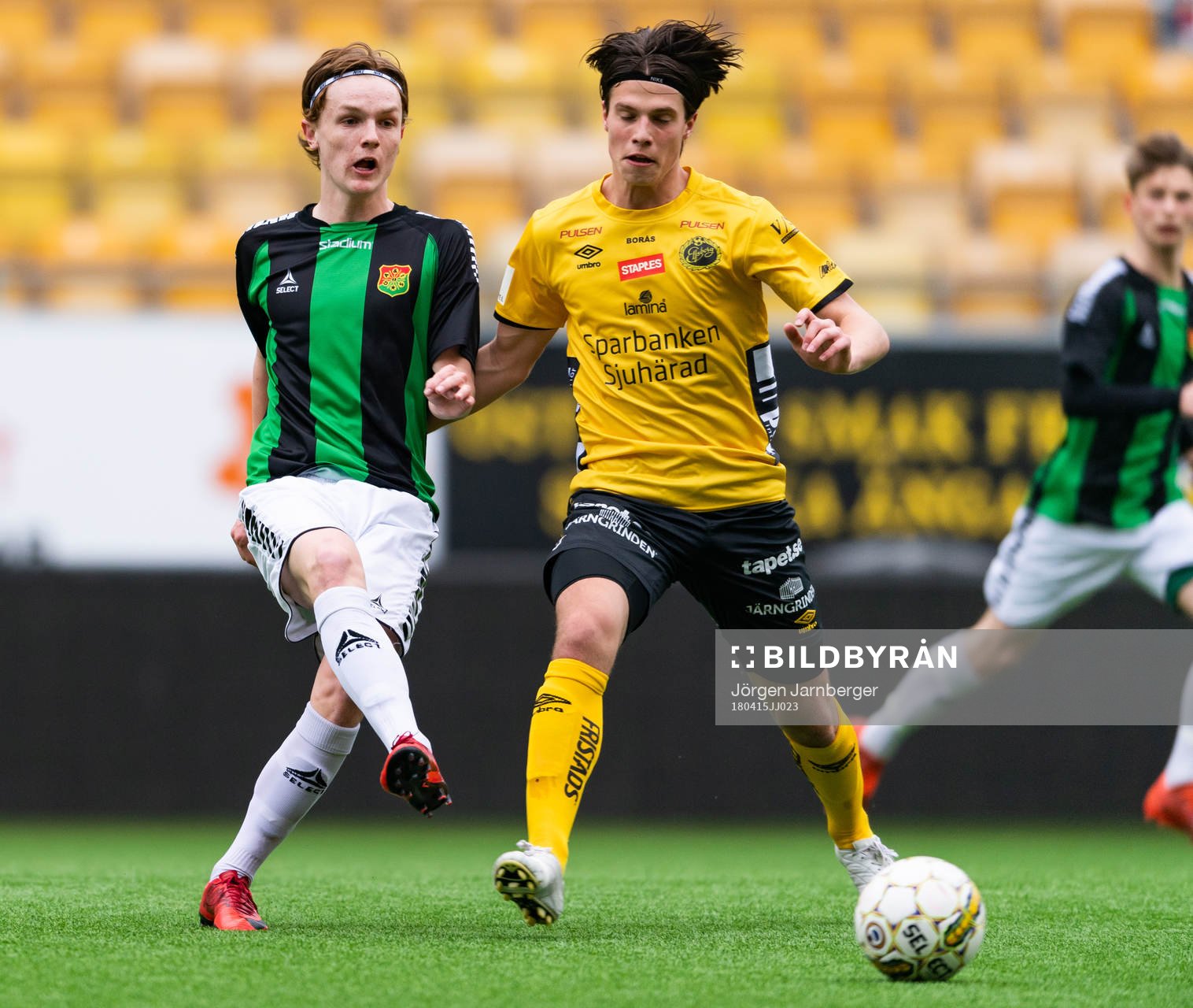 GAIS Julius Johansson och Elfsborgs Joakim Engström