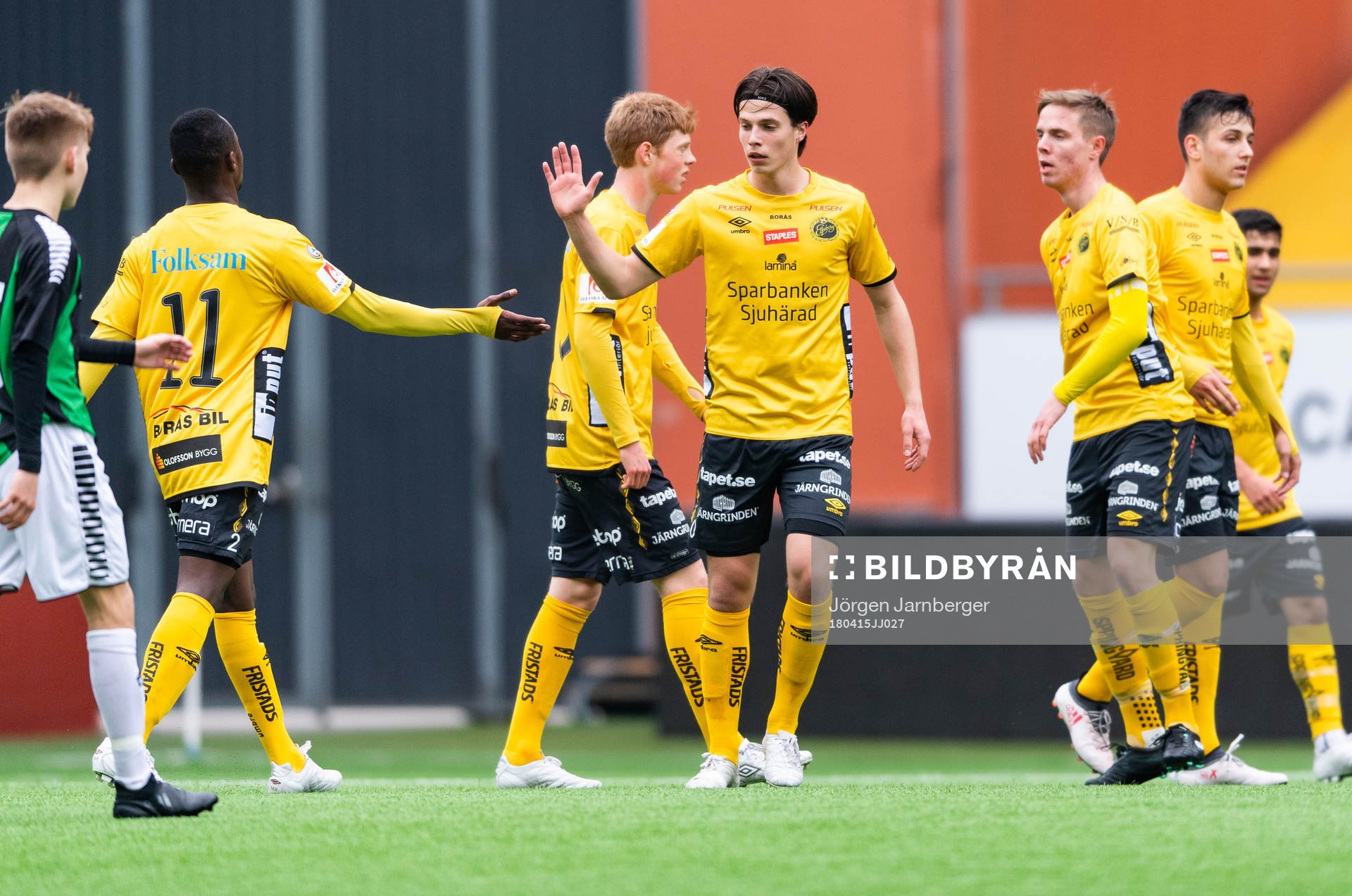 Elfsborgs spelare jublar