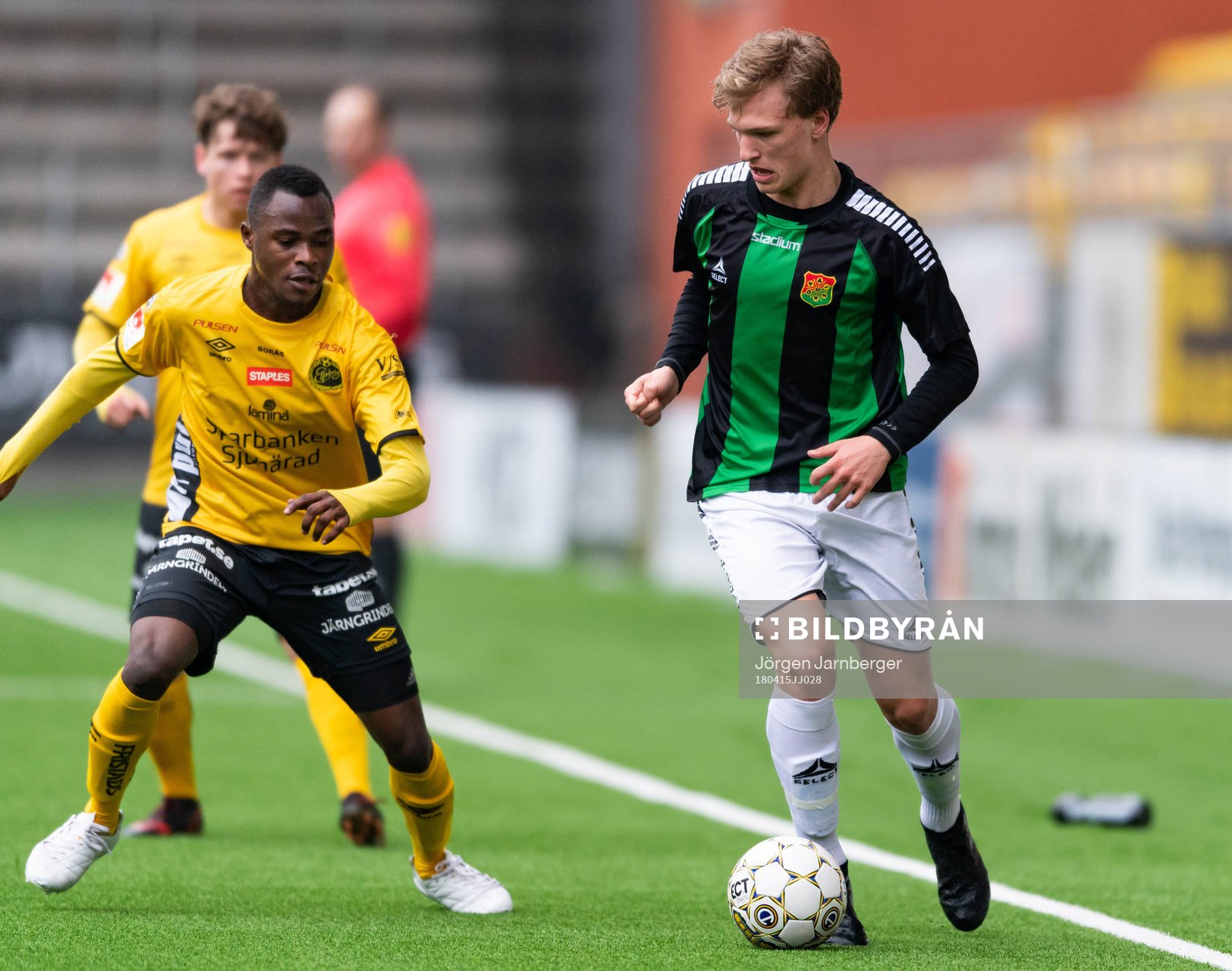 GAIS Malte Runevik och Elfsborgs Prince Isaac Kouame