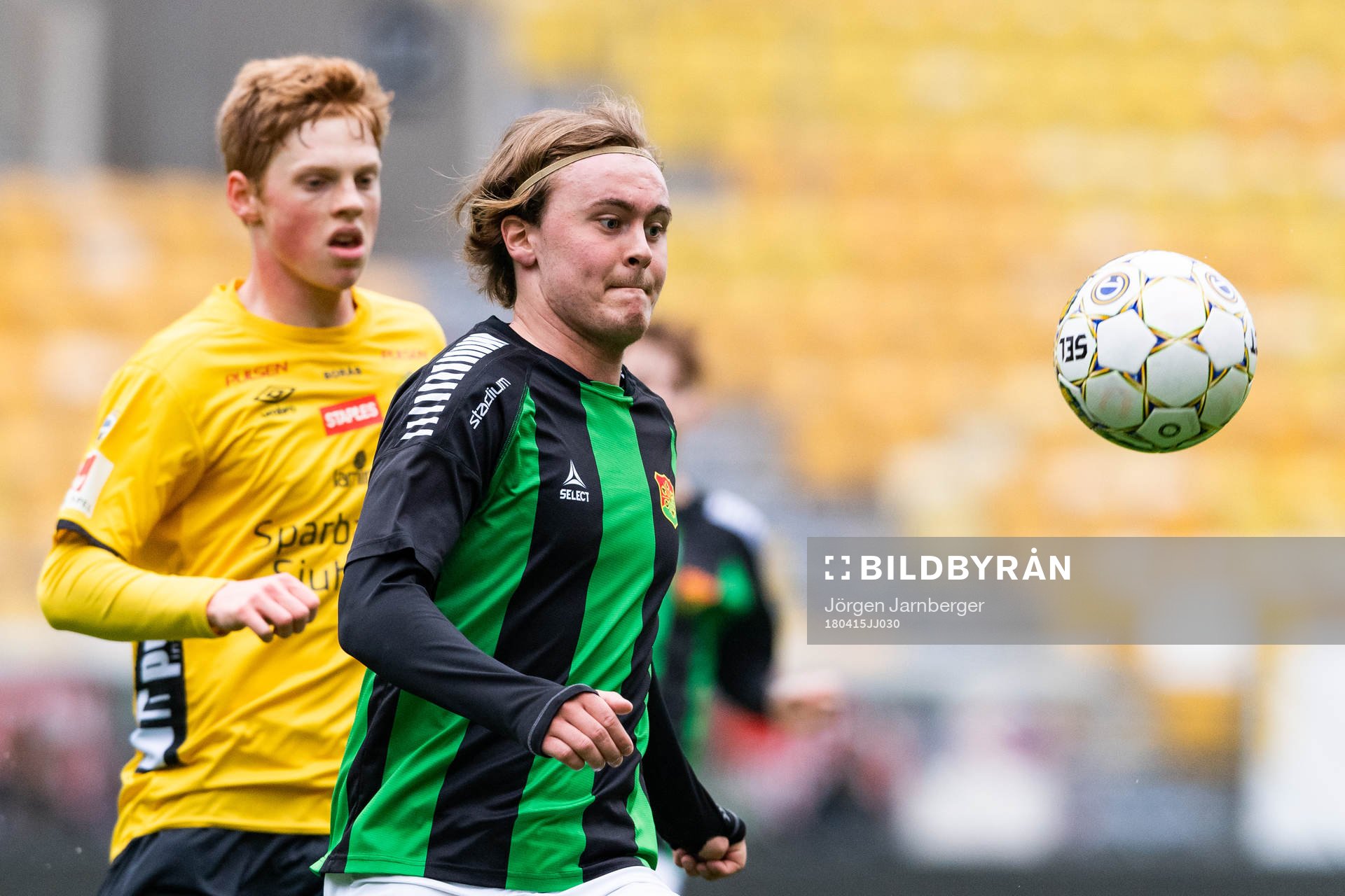 GAIS Lucas Isacksson och Elfsborgs Jesper Sandberg