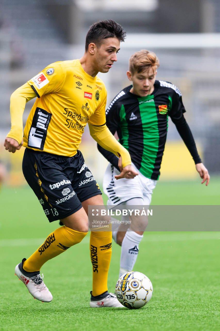 under fotbollsmatchen i U19 Allsvenskan mellan Elfsborg och