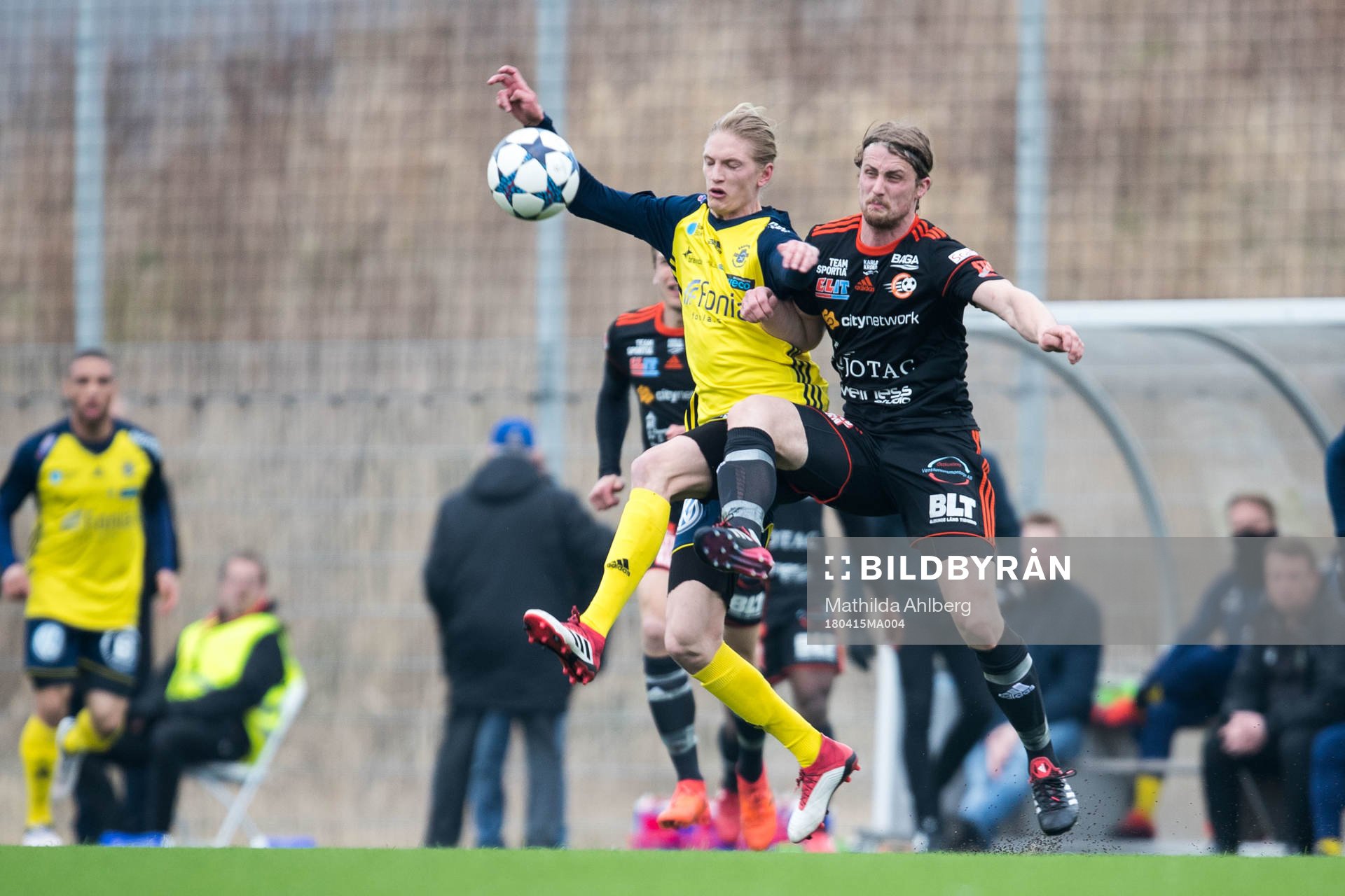 Ängelholms Andreas Karlsson och Karlskronas Eric Petersson