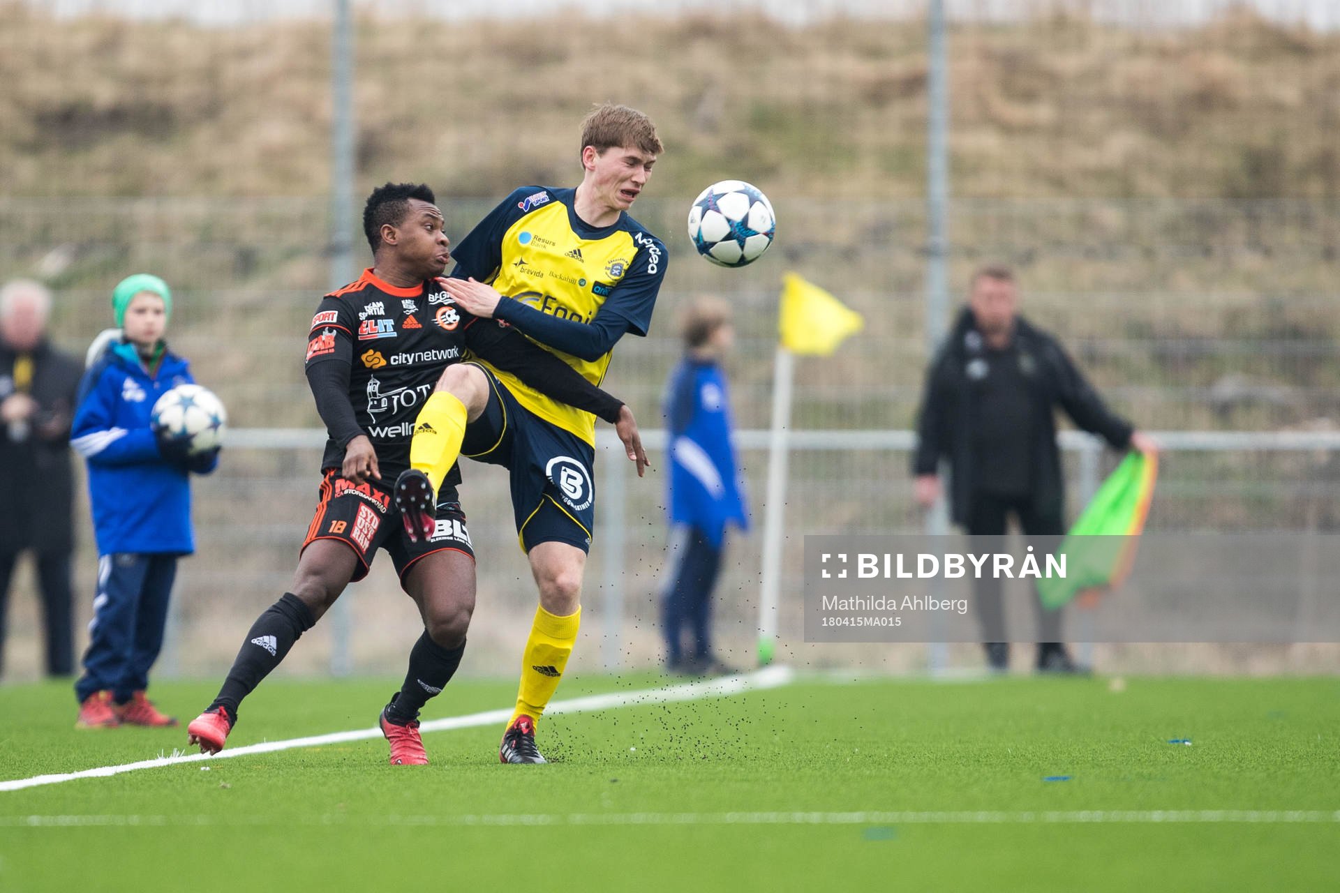 Karlskronas Enoch Adu och Ängelholms Edvin Nilsson