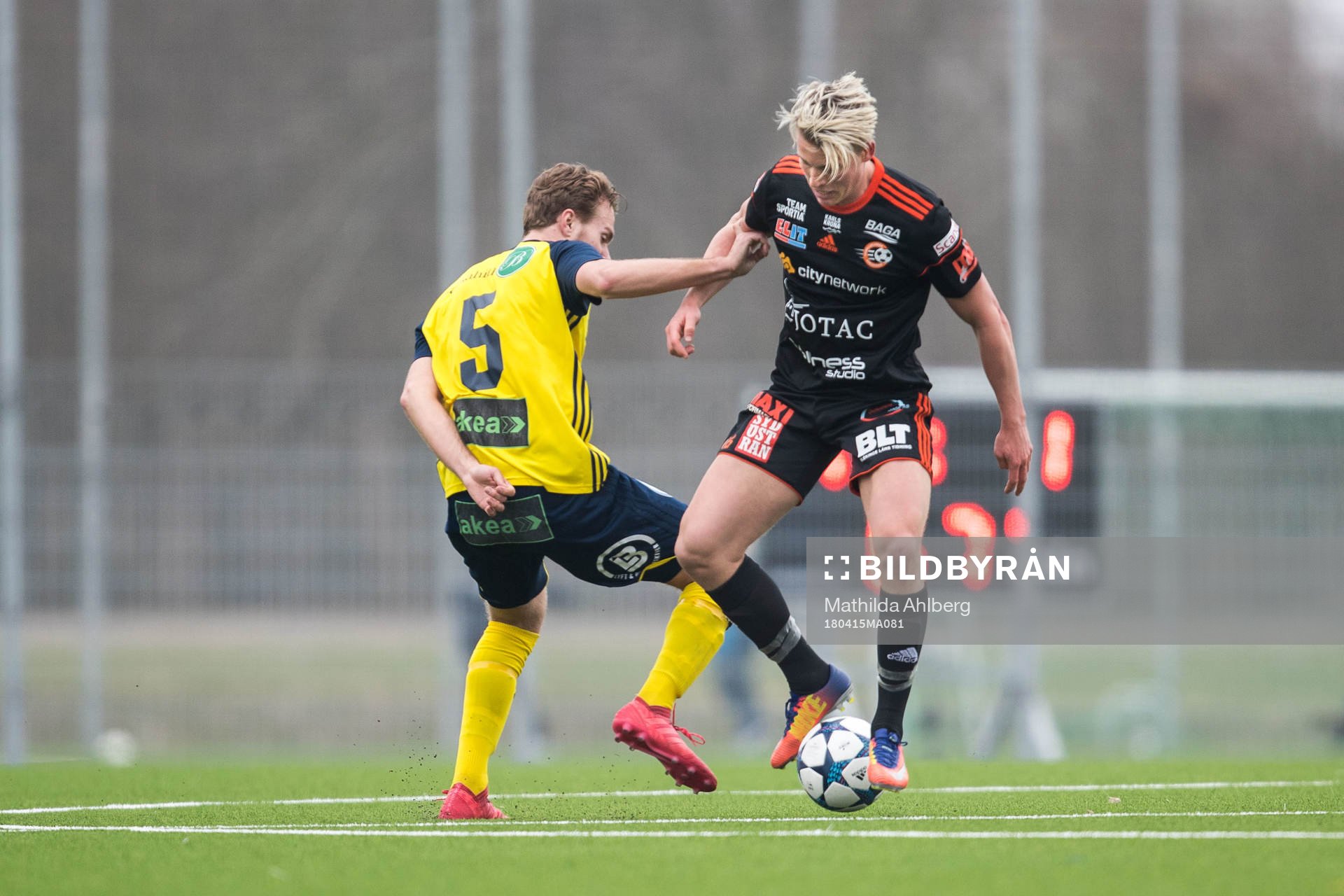 Ängelholms Marcus Eriksson och Karlskronas Joel Enarsson
