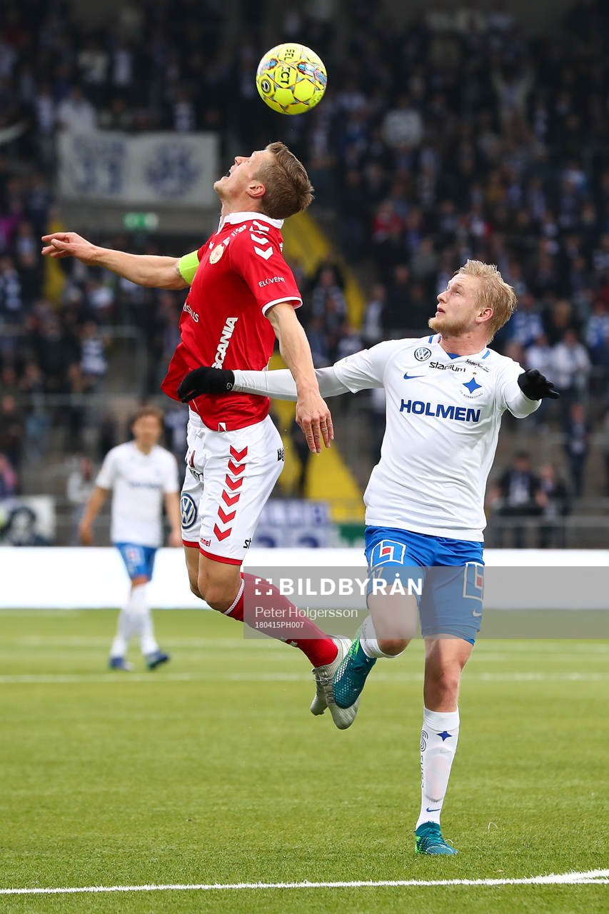 Kalmars Viktor Elm och Norrköpings Kalle Holmberg