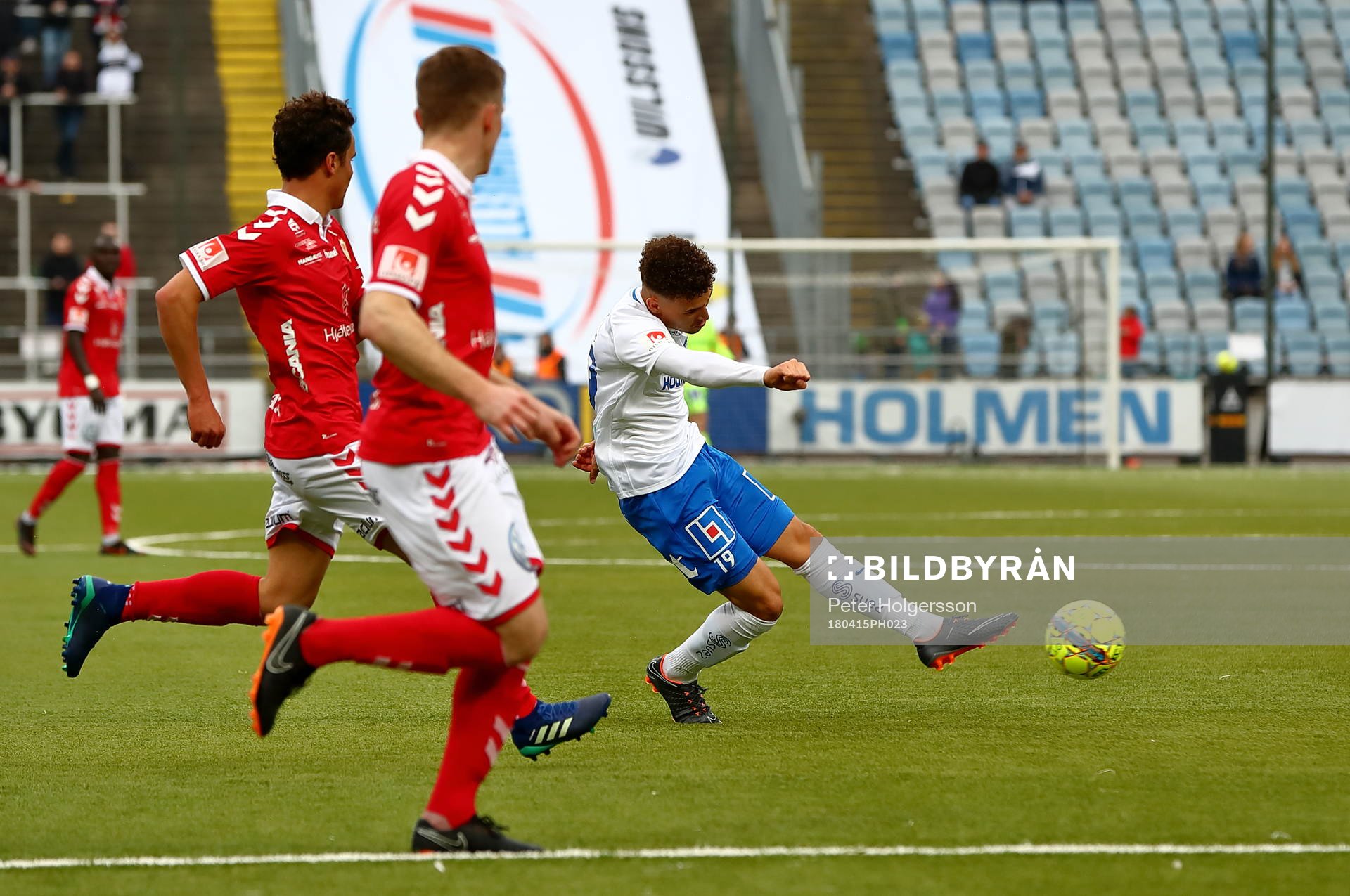 Norrköpings Jordan Larsson gör mål 3-1