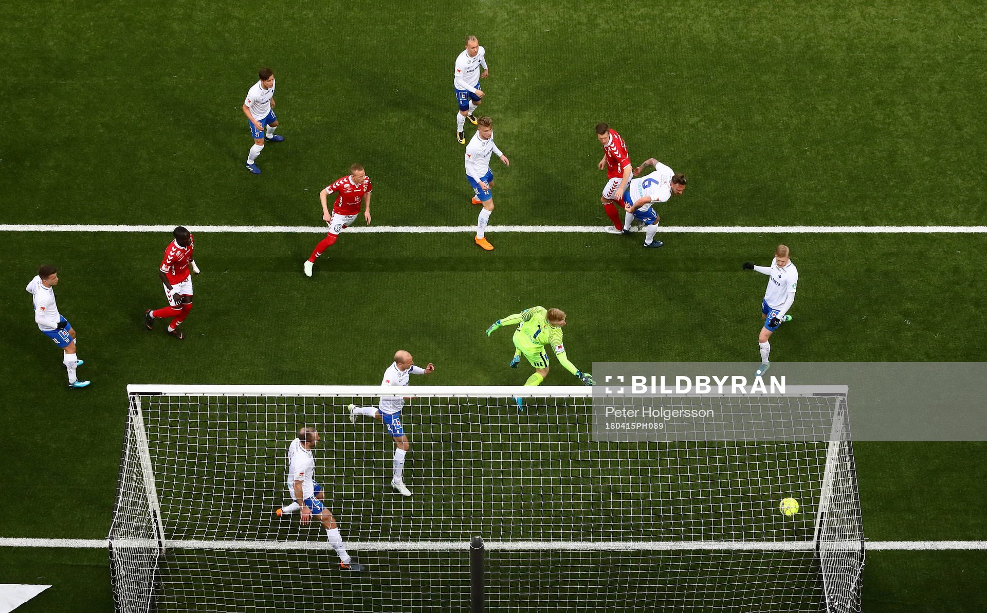 Mål 0-1 av Kalmars Viktor Elm