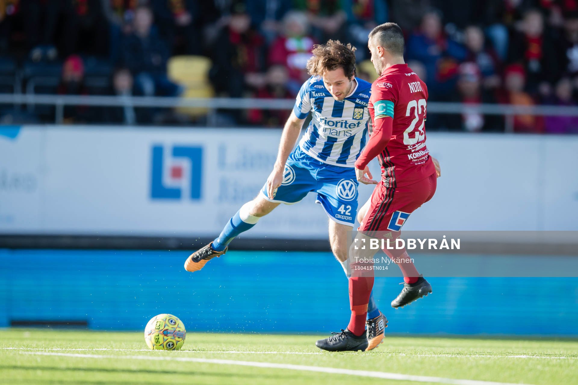IFK Göteborgs Mikkel Diskerud mot Östersunds Douglas