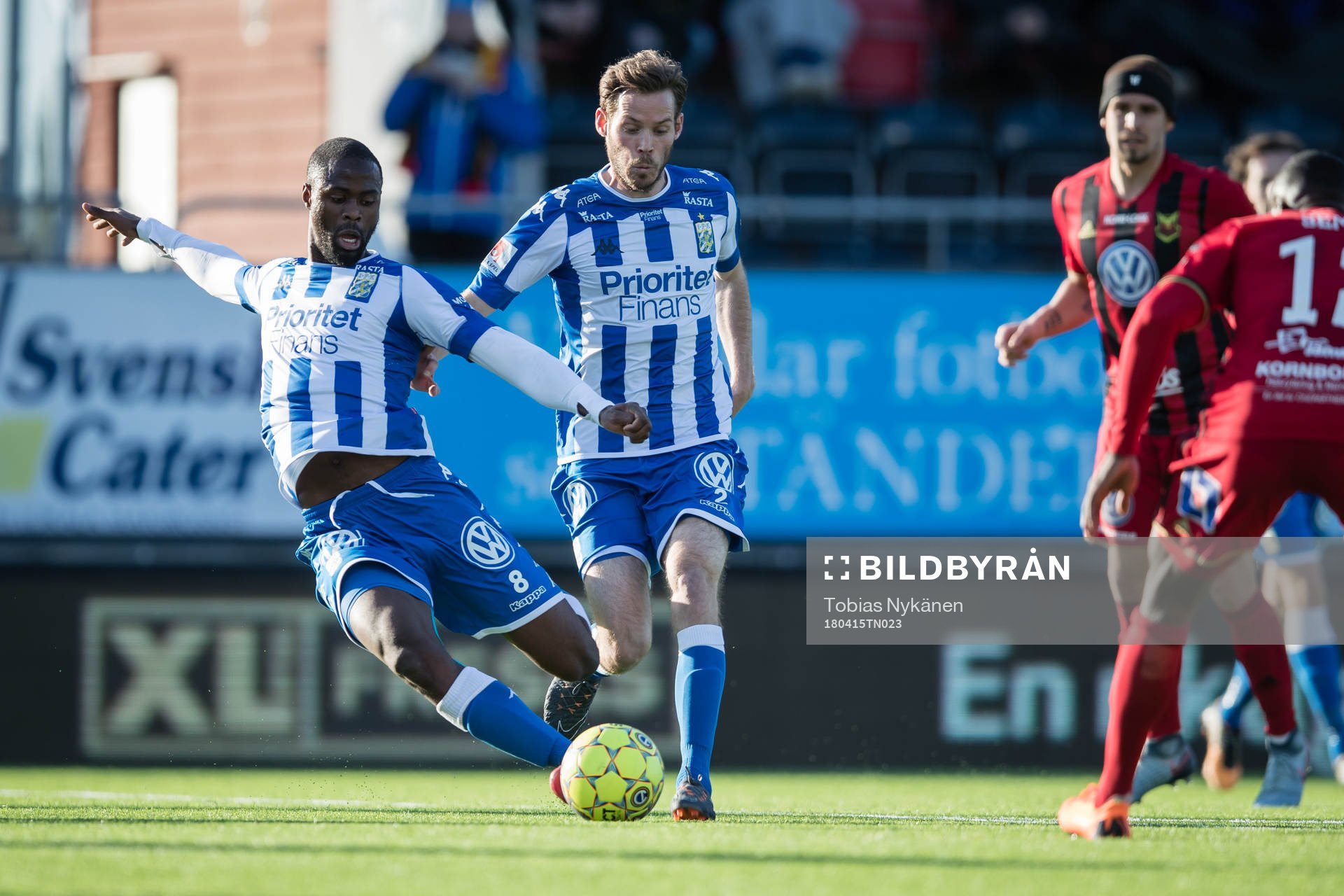IFK Göteborgs Vajebah Kaliefah Sakor och Emil Salomonsson