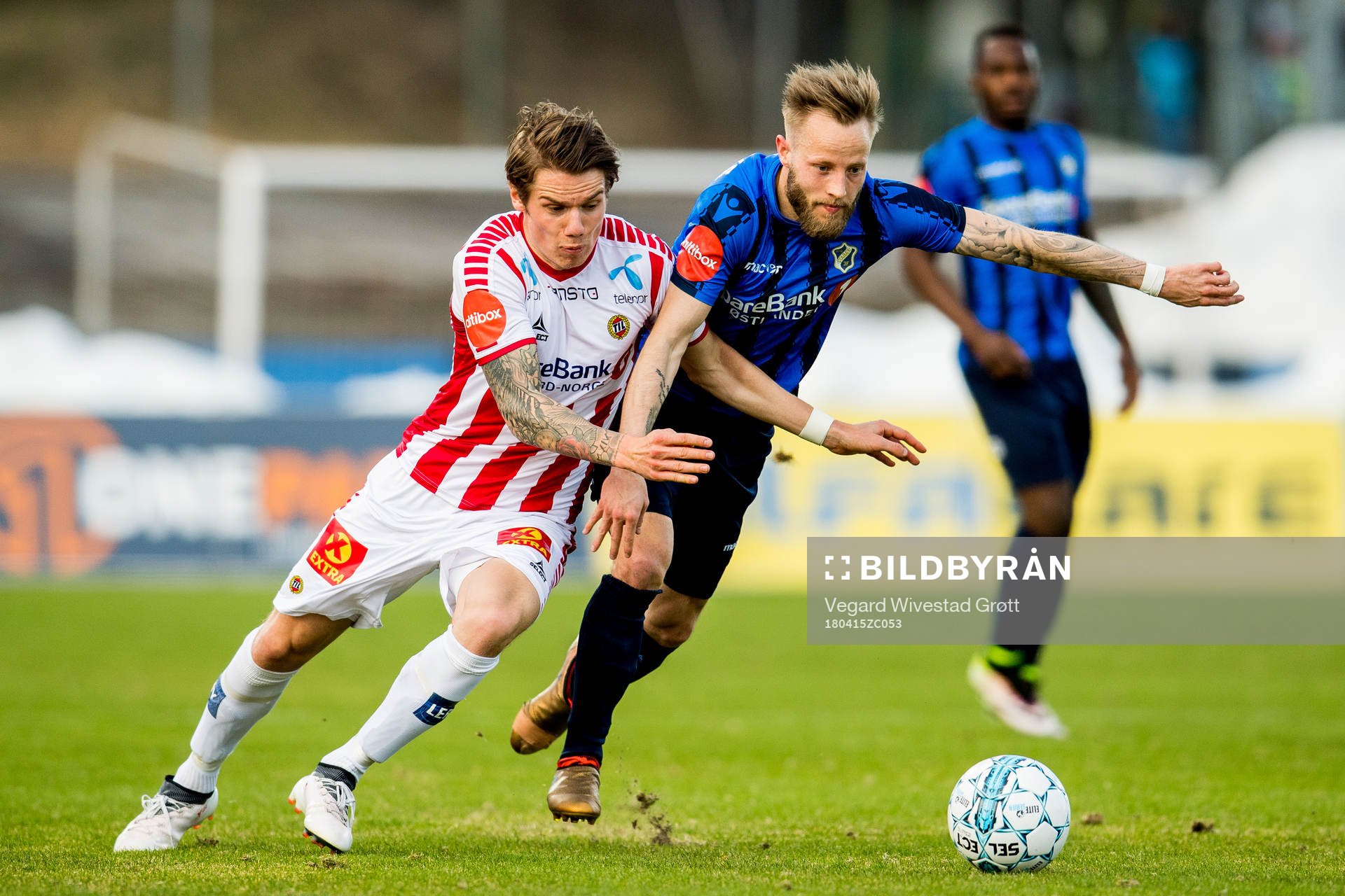 Robert Taylor of Tromsø and Tonny Brochmann of Stabæk