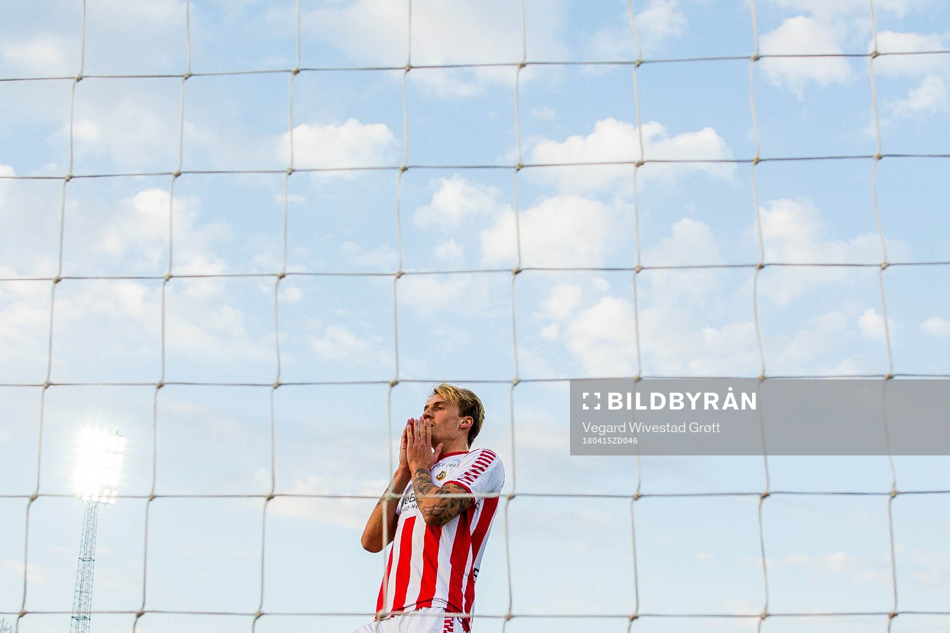 Runar Espejord of Tromsø looks dejected