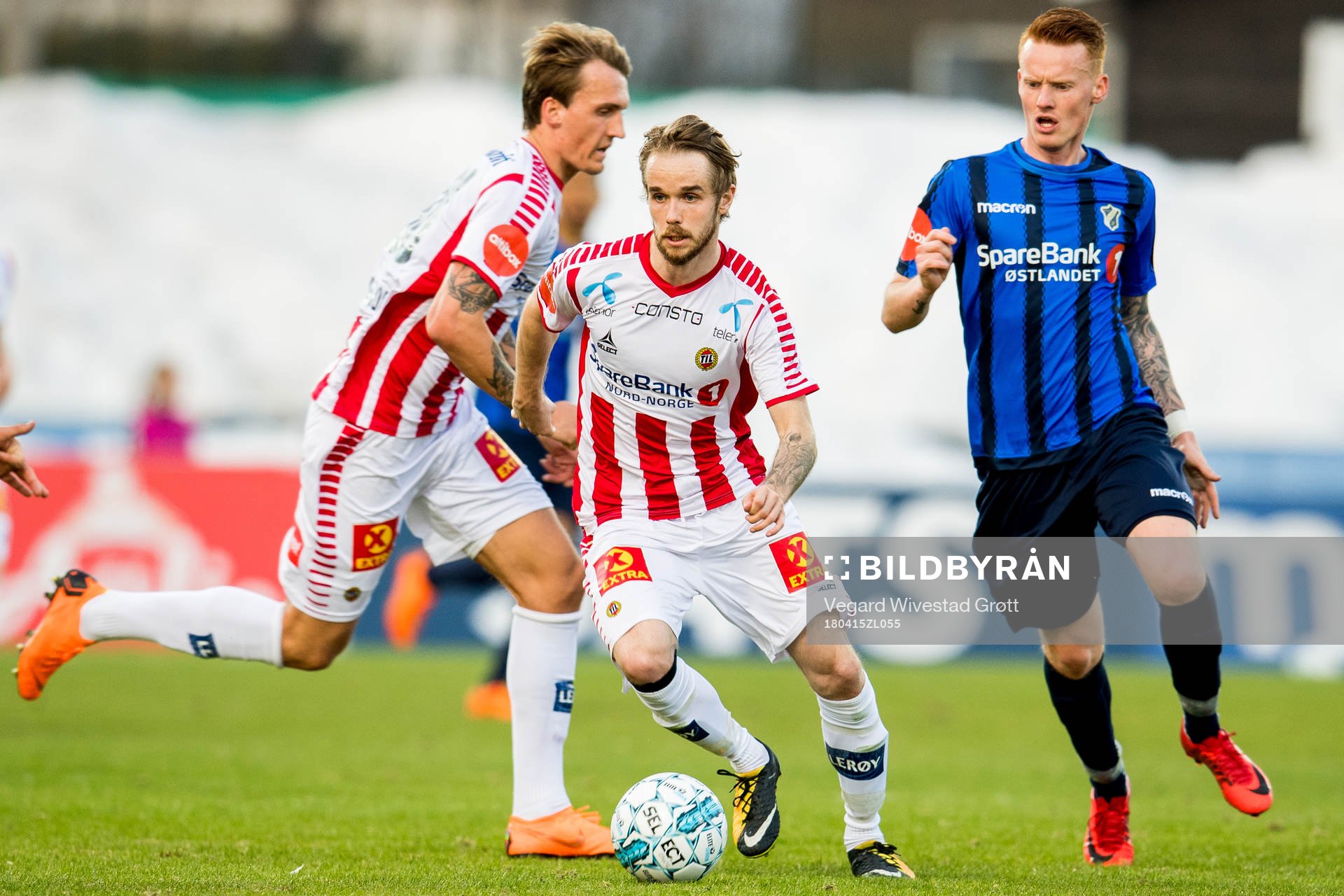 Daniel Berntsen of Tromsø and Martin Ovenstad of Stabæk