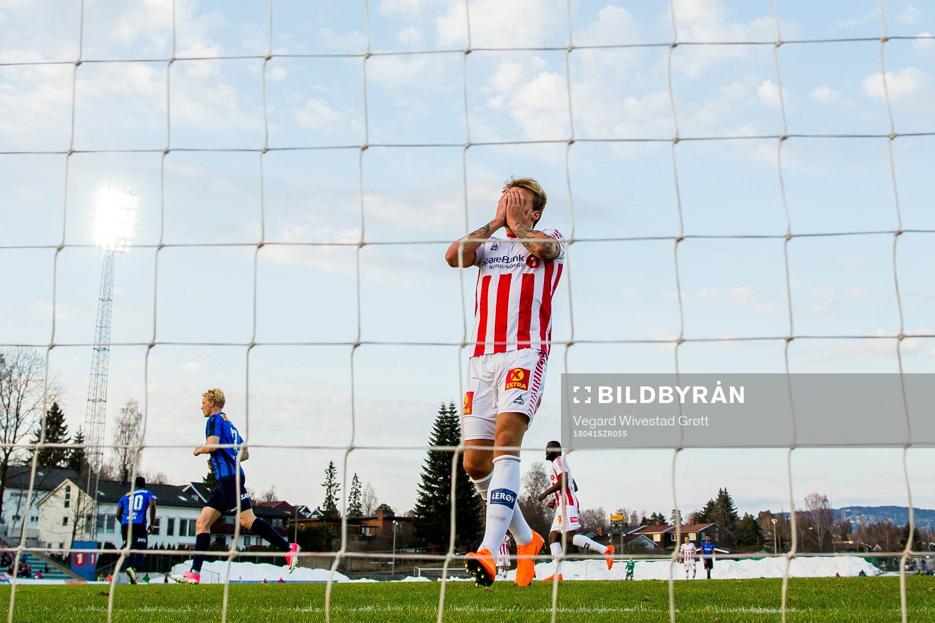 Runar Espejord of Tromsø looks dejected