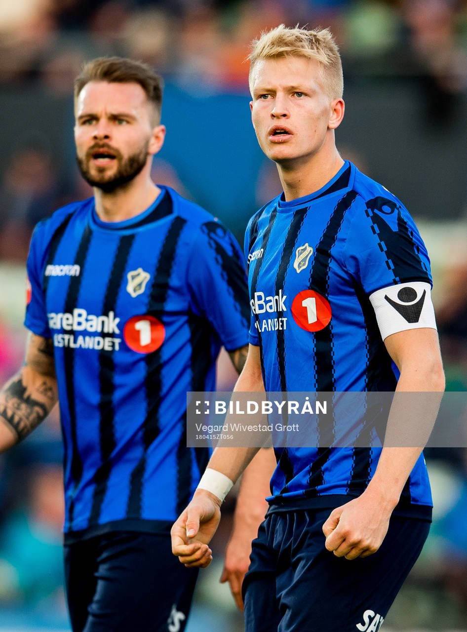 Andreas Hanche-Olsen and Vadim Demidov of Stabæk