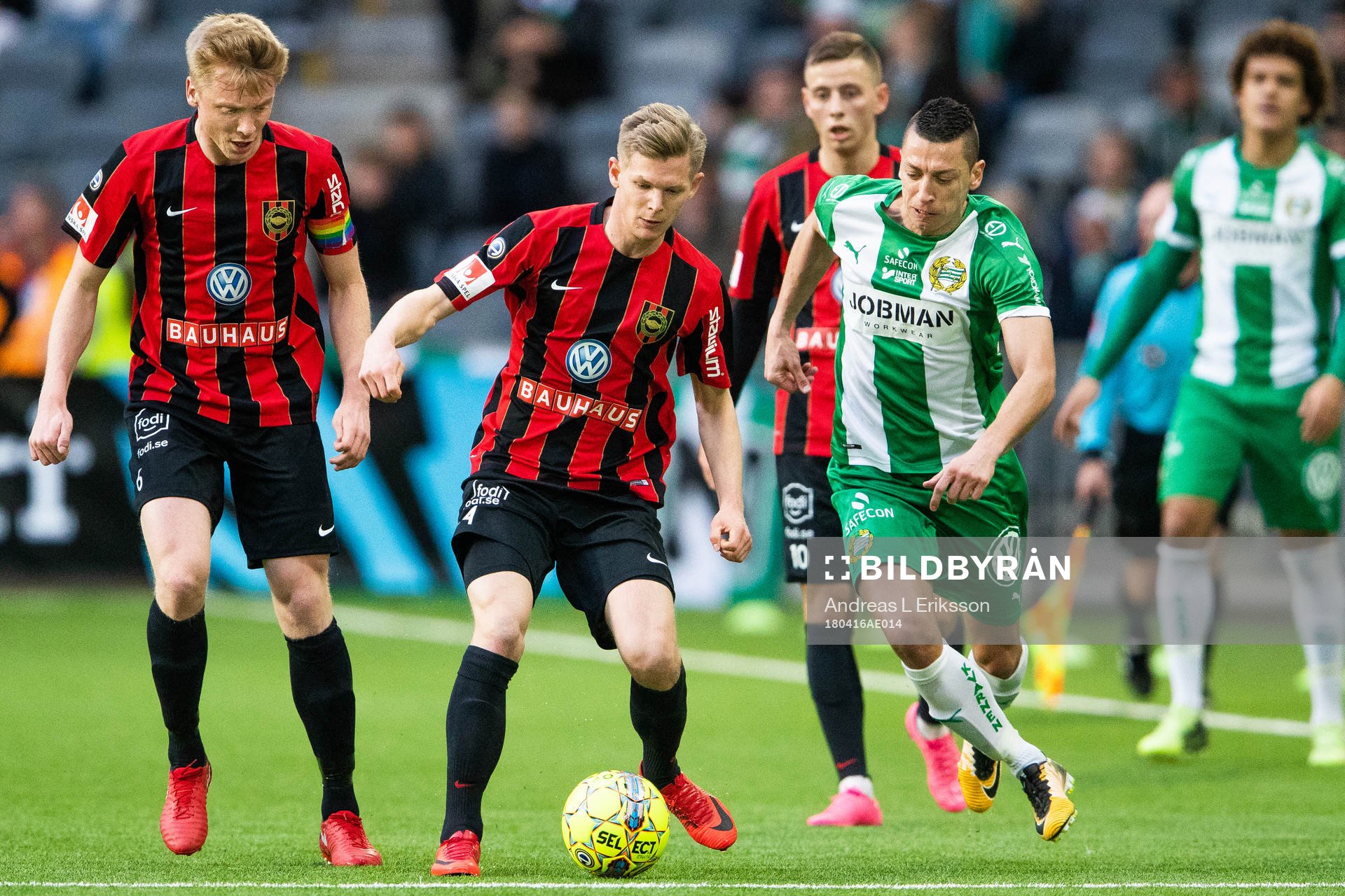 Brommapojkarnas Gustav Sandberg Magnusson och Fritiof