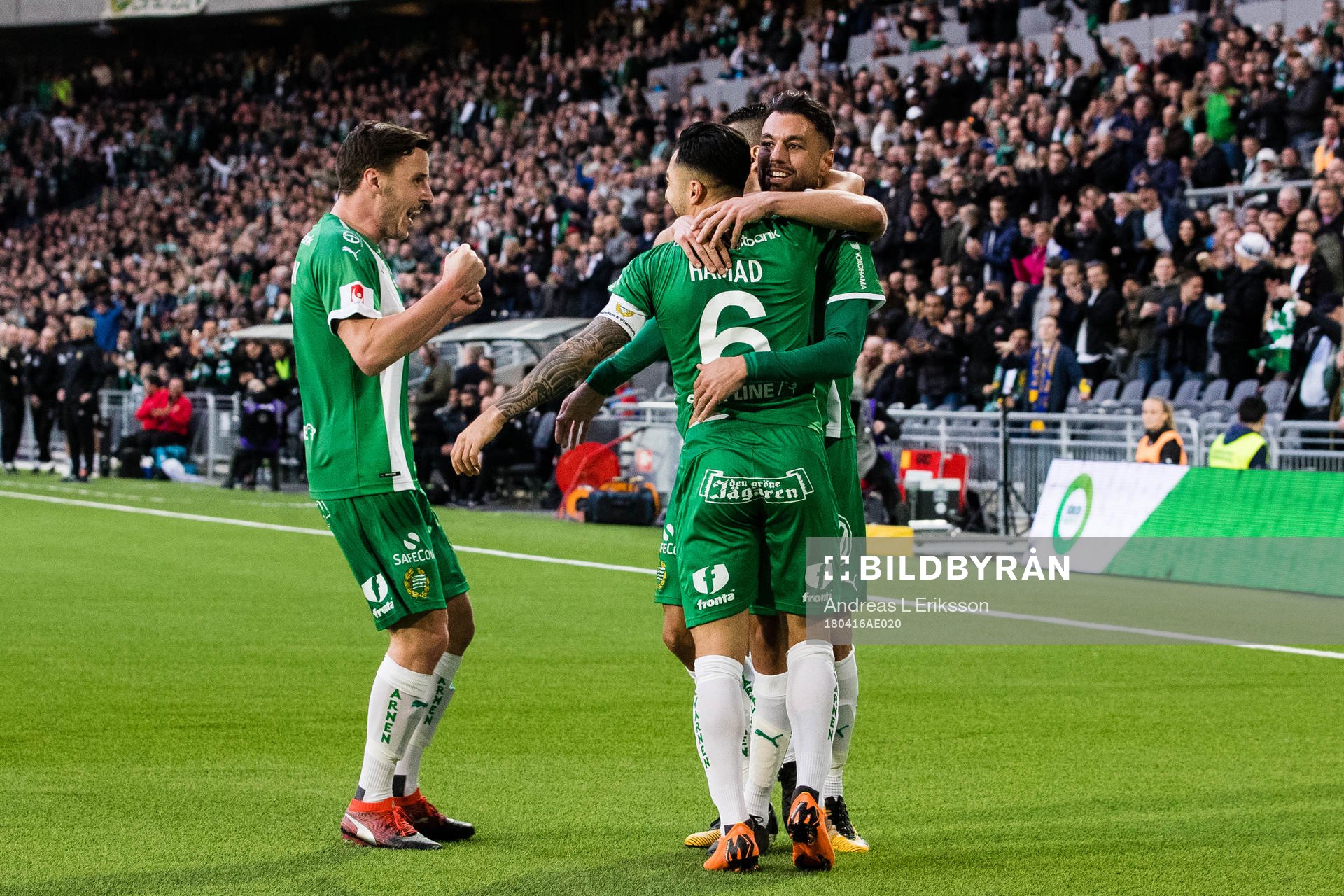Hammarbys Imad Khalili jublar