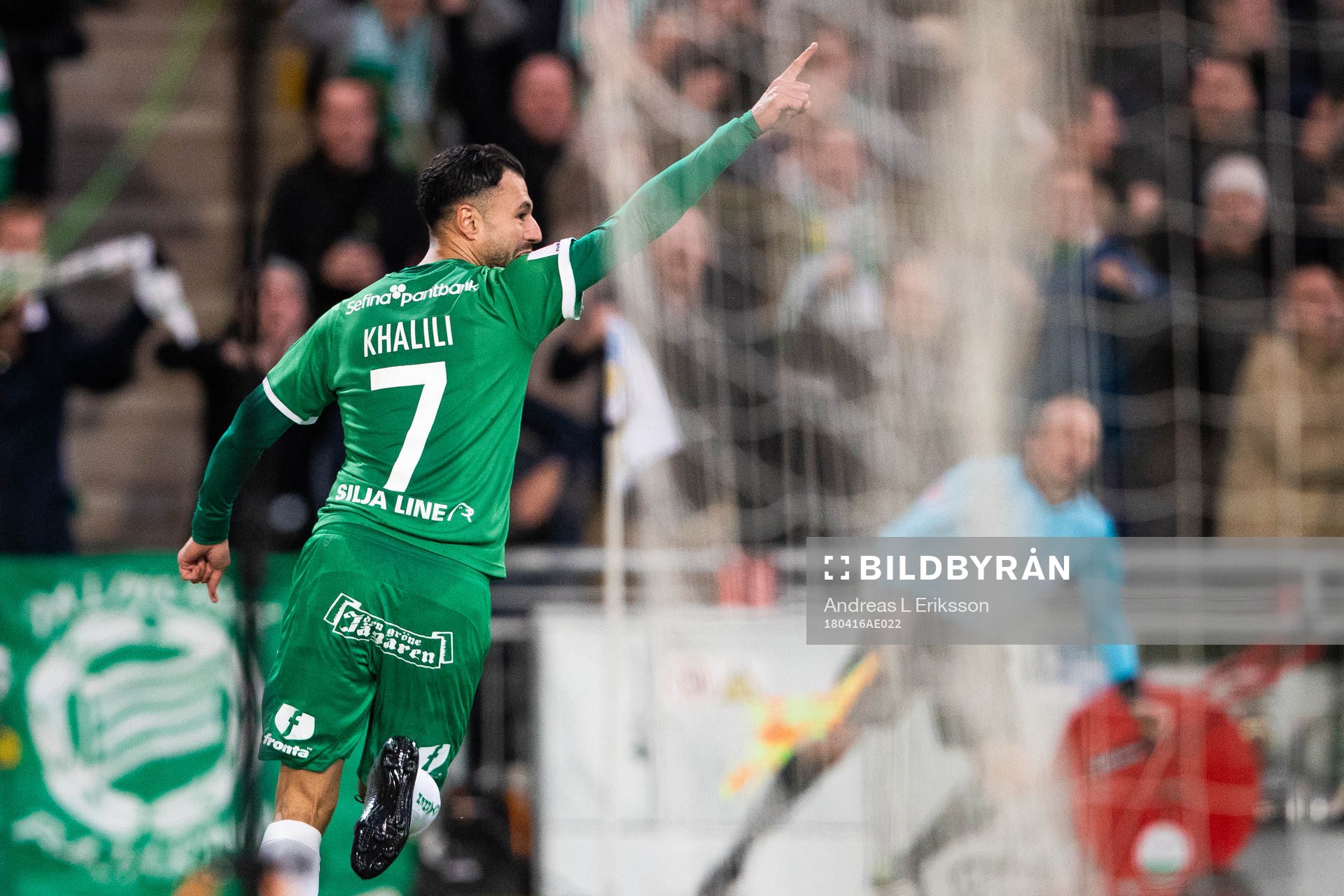 Hammarbys Imad Khalili jublar