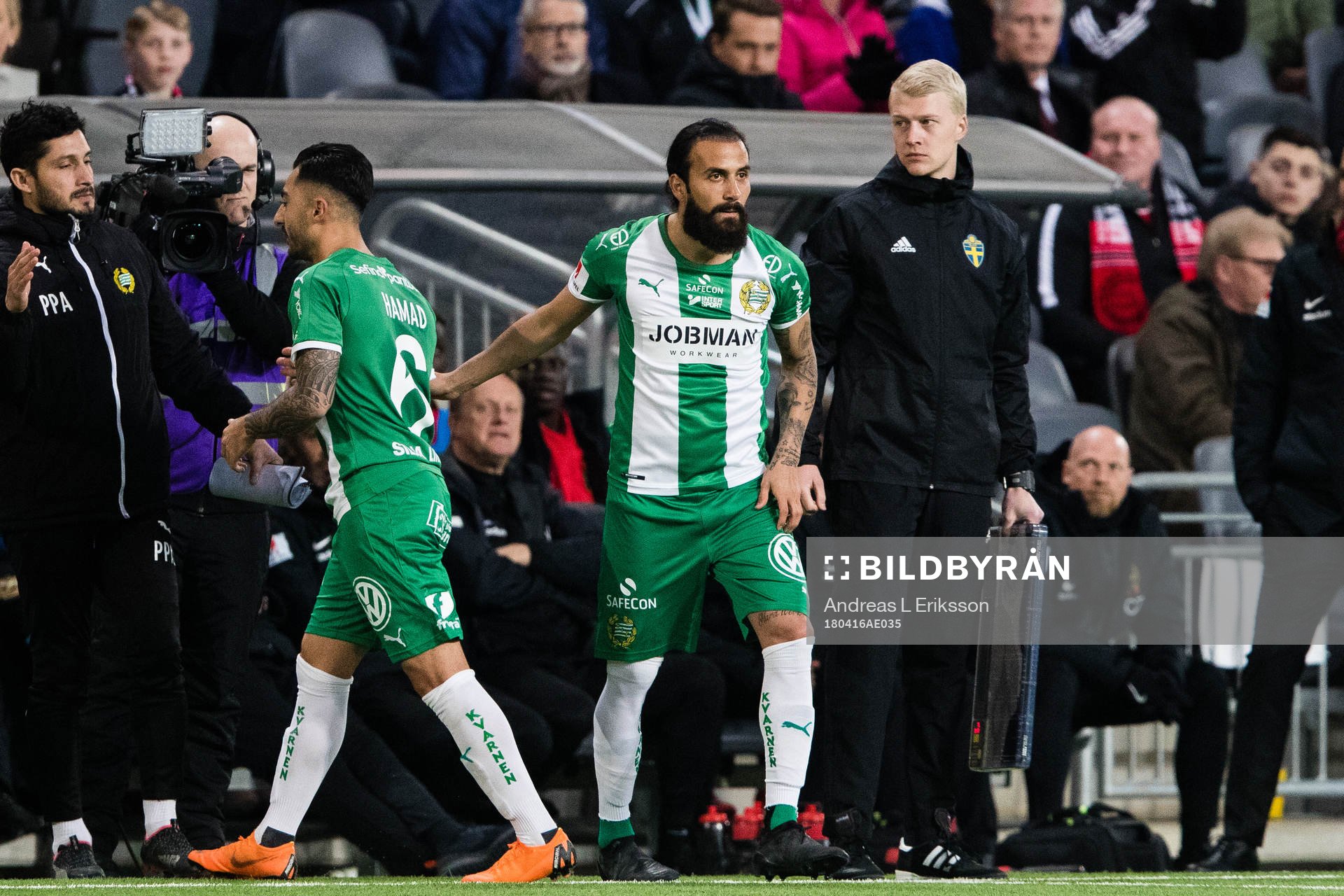 Hammarbys Jiloan Hamad byter med Erkan Zengin