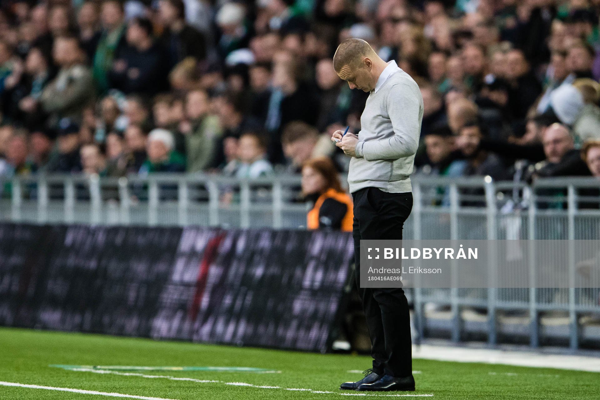 Hammarbys tränare Stefan Billborn