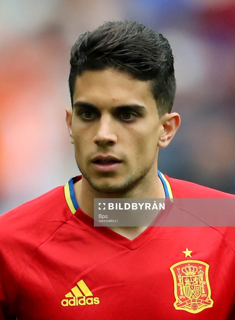 Fotboll, VM 2018, Porträtt, Spanien: Marc Bartra, Spanien, poserar för ett porträtt den 16 april 2018