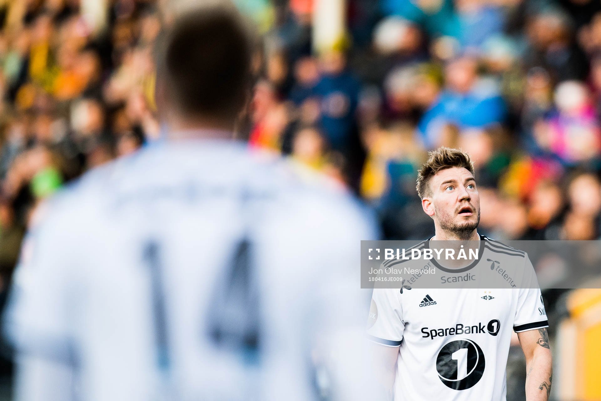 Nicklas Bendtner of Rosenborg