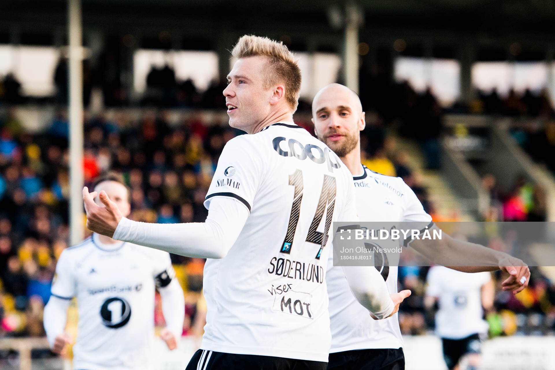 Alexander Toft Søderlund and Tore Reginiussen of Rosenborg