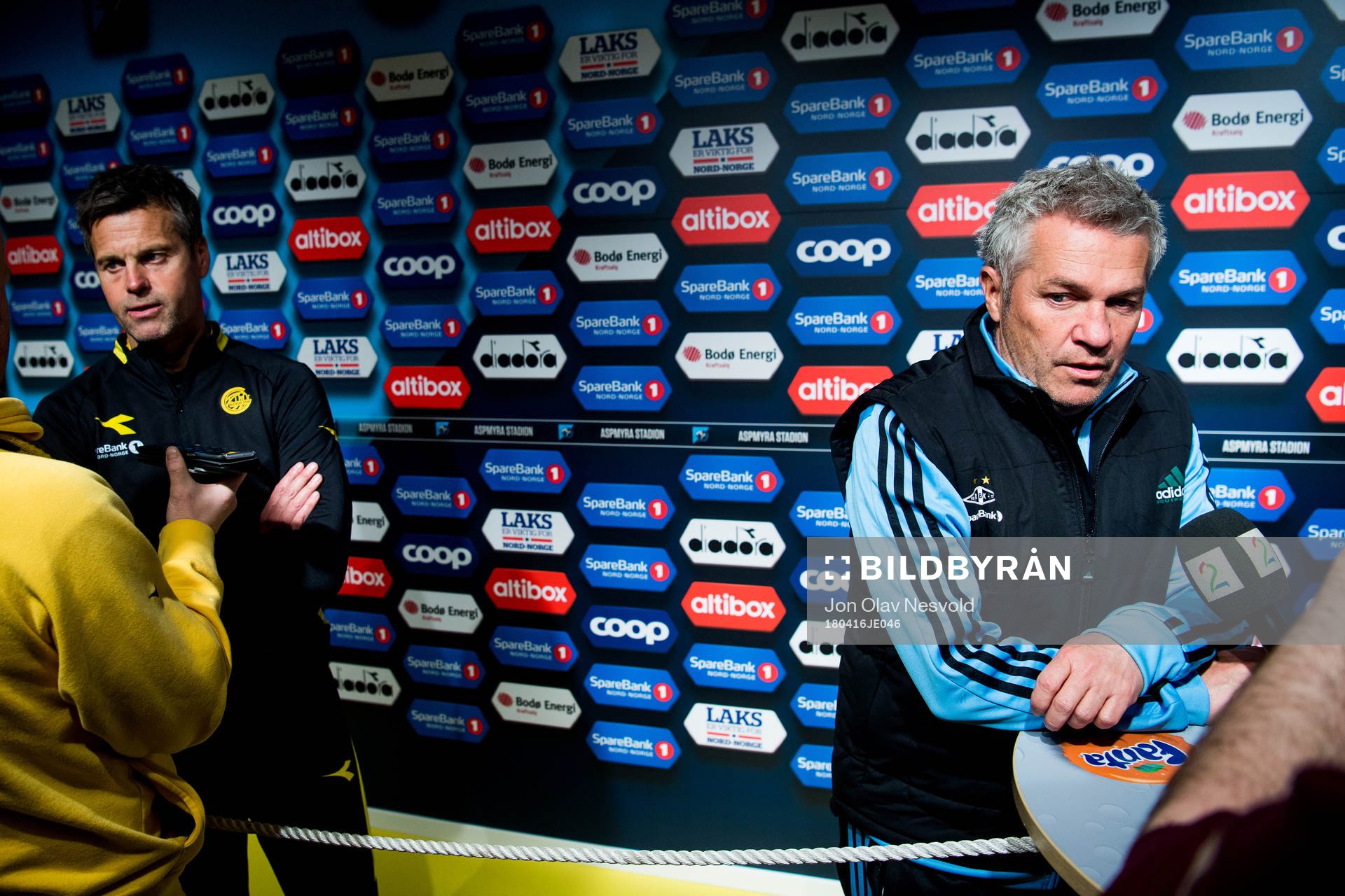 Kjetil Knutsen, head coach of Bodø/Glimt, and Kåre