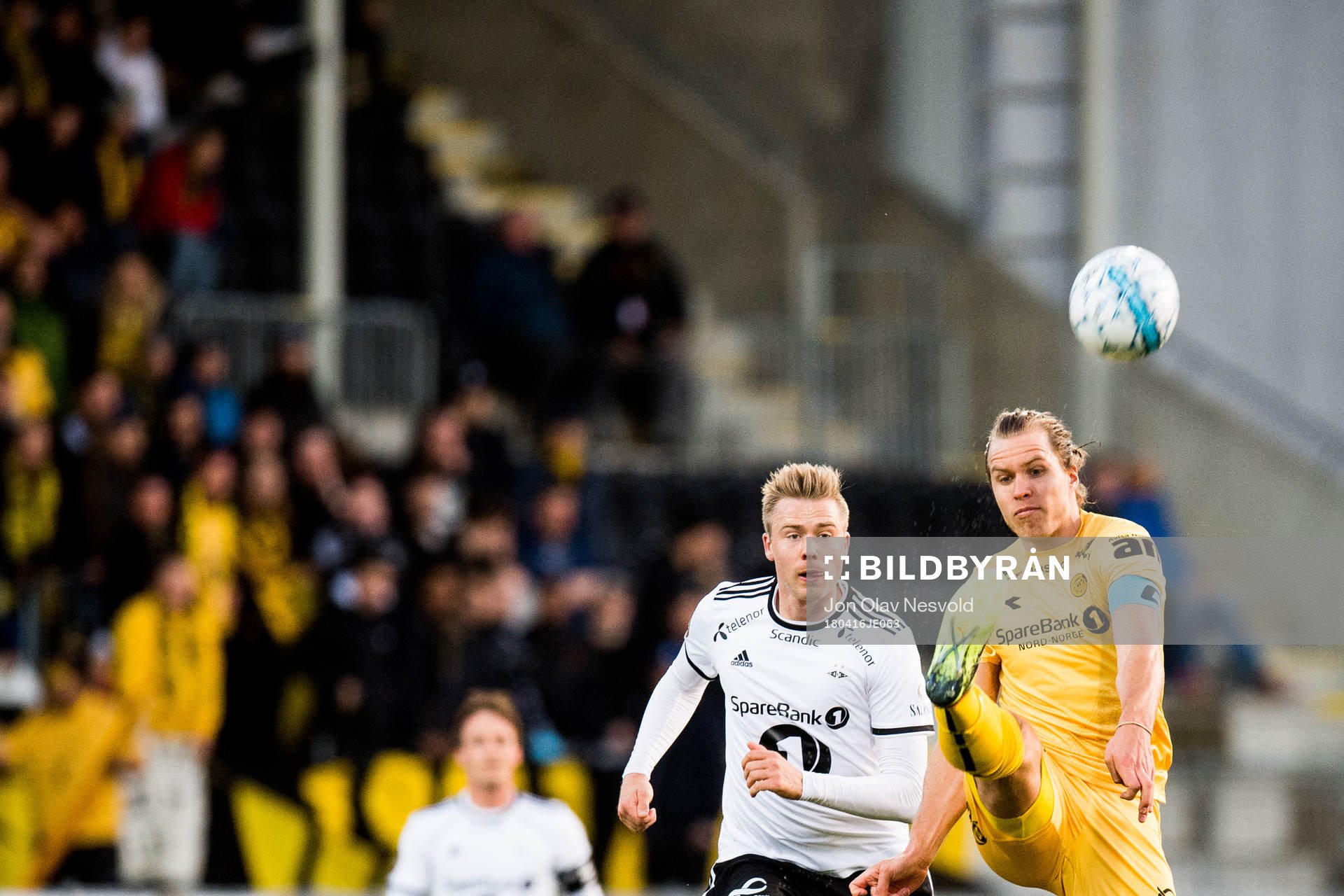 Alexander Toft Søderlund of Rosenborg and Martin Bjørnbak