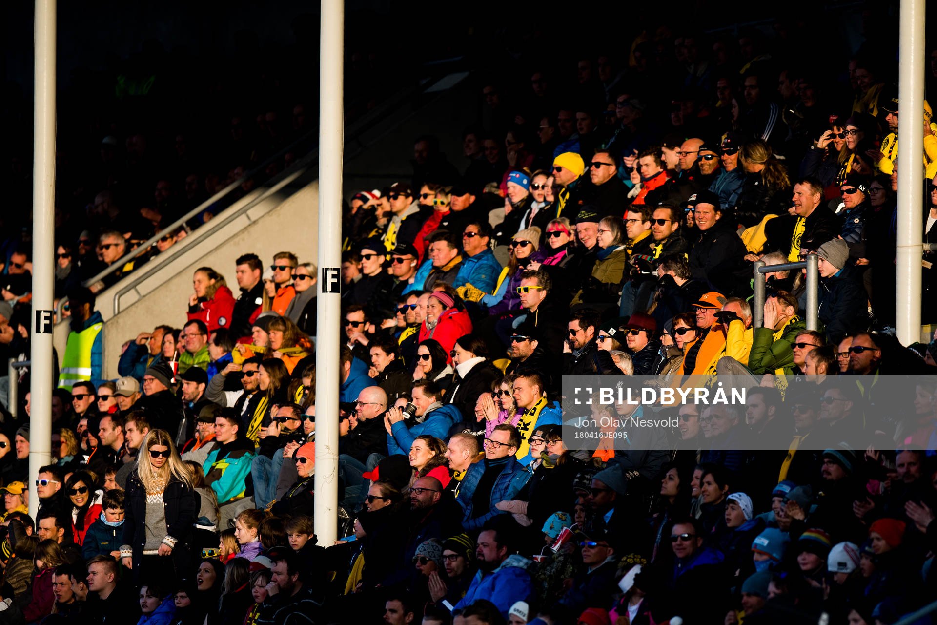 Spectators in the sun