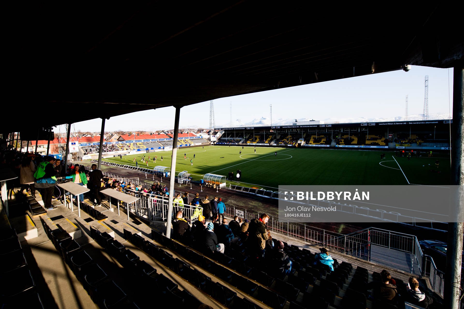 General view of Aspmyra Stadion