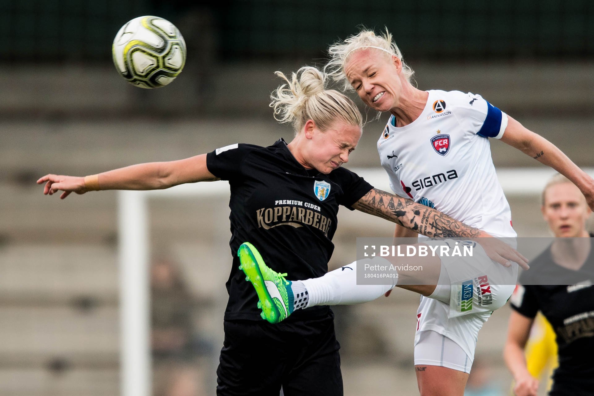 Göteborgs Filippa Curmark och Rosengårds Caroline Seger