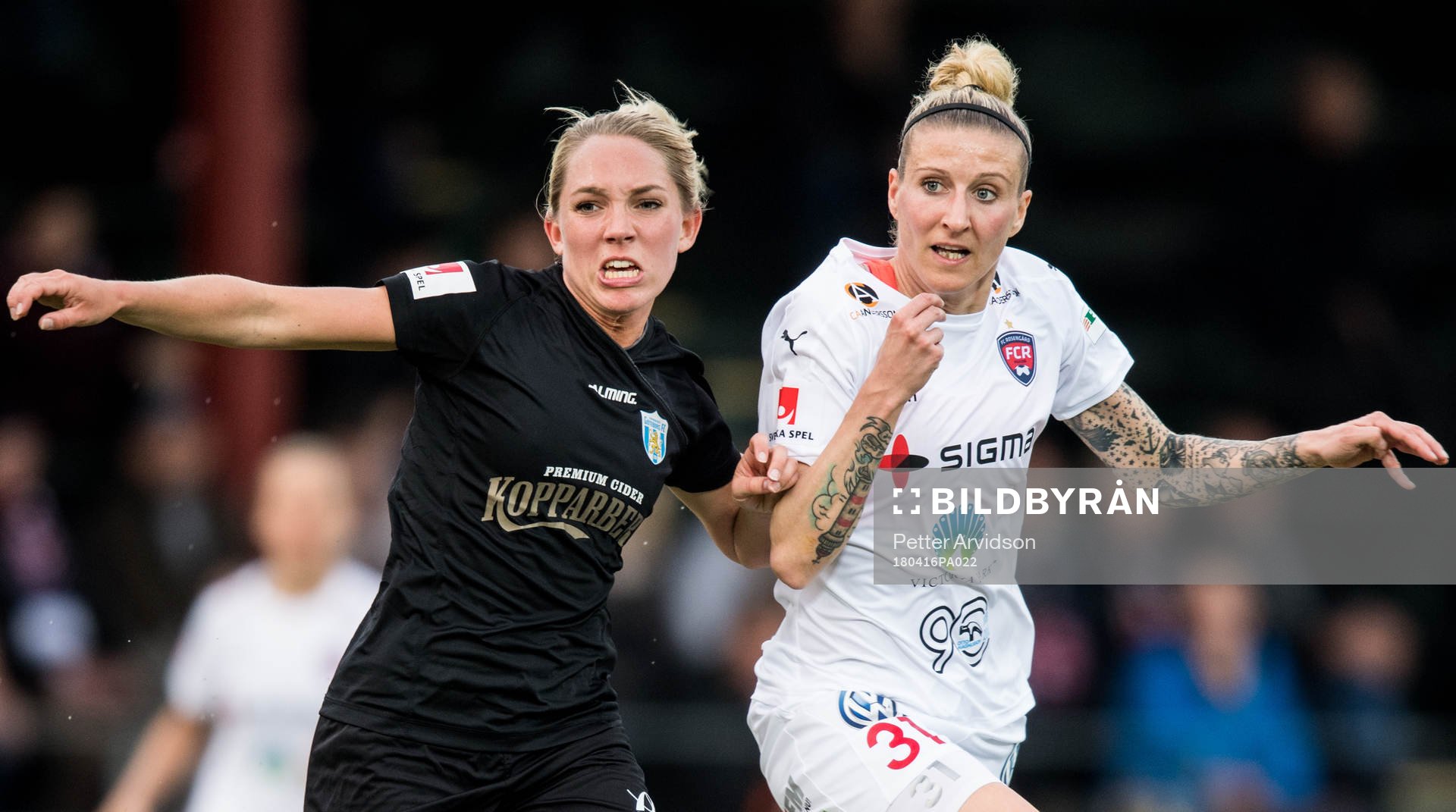 Göteborgs Elin Rubensson och Rosengårds Anja Mittag